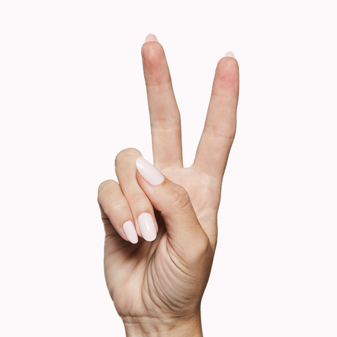 Pink Sands - Press-On | Medium | Oval、mySite、solidvoid