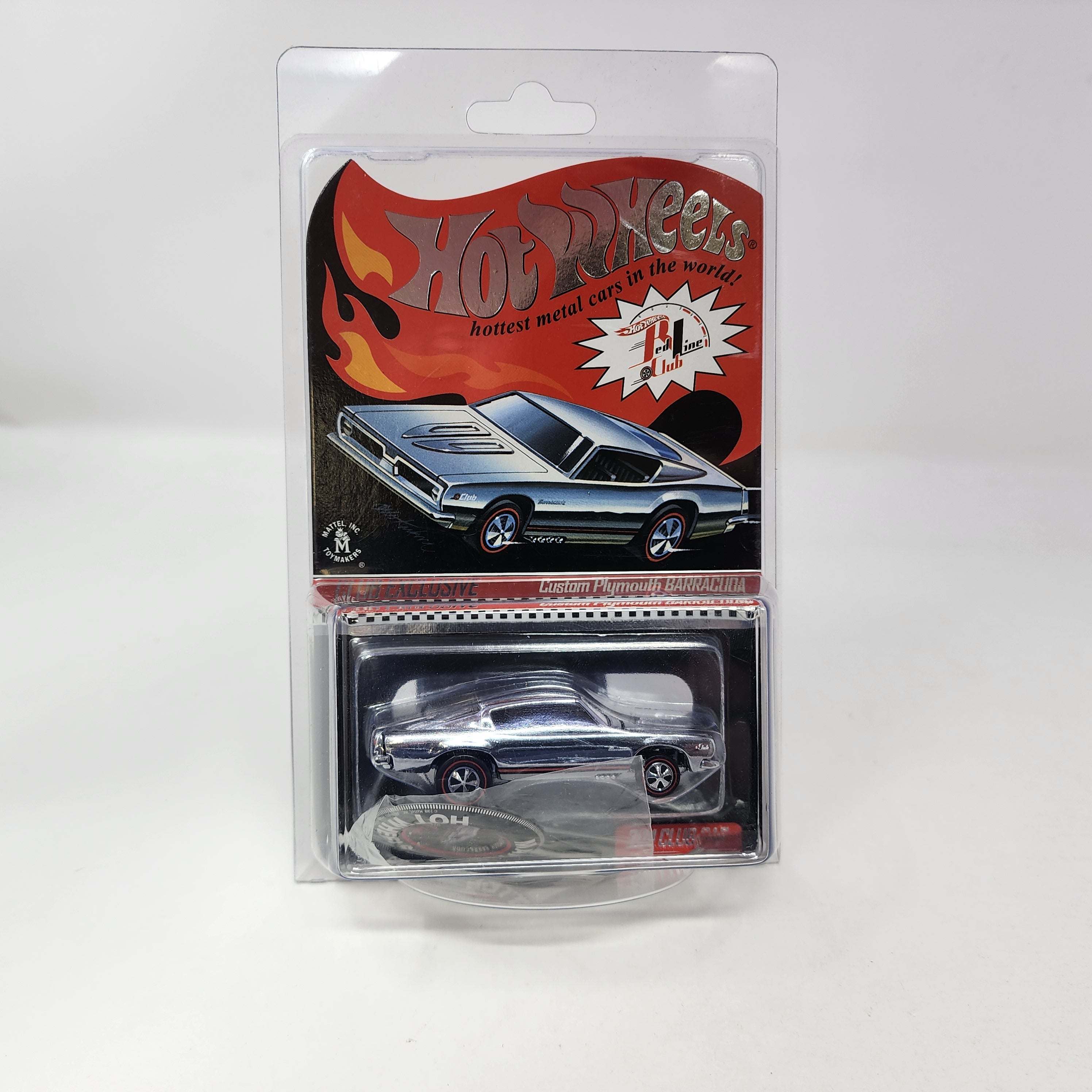 Custom Plymouth Barracuda Chrome * Hot Wheels Red Line Club RLC Exclusive、mySite、hgirdovlk