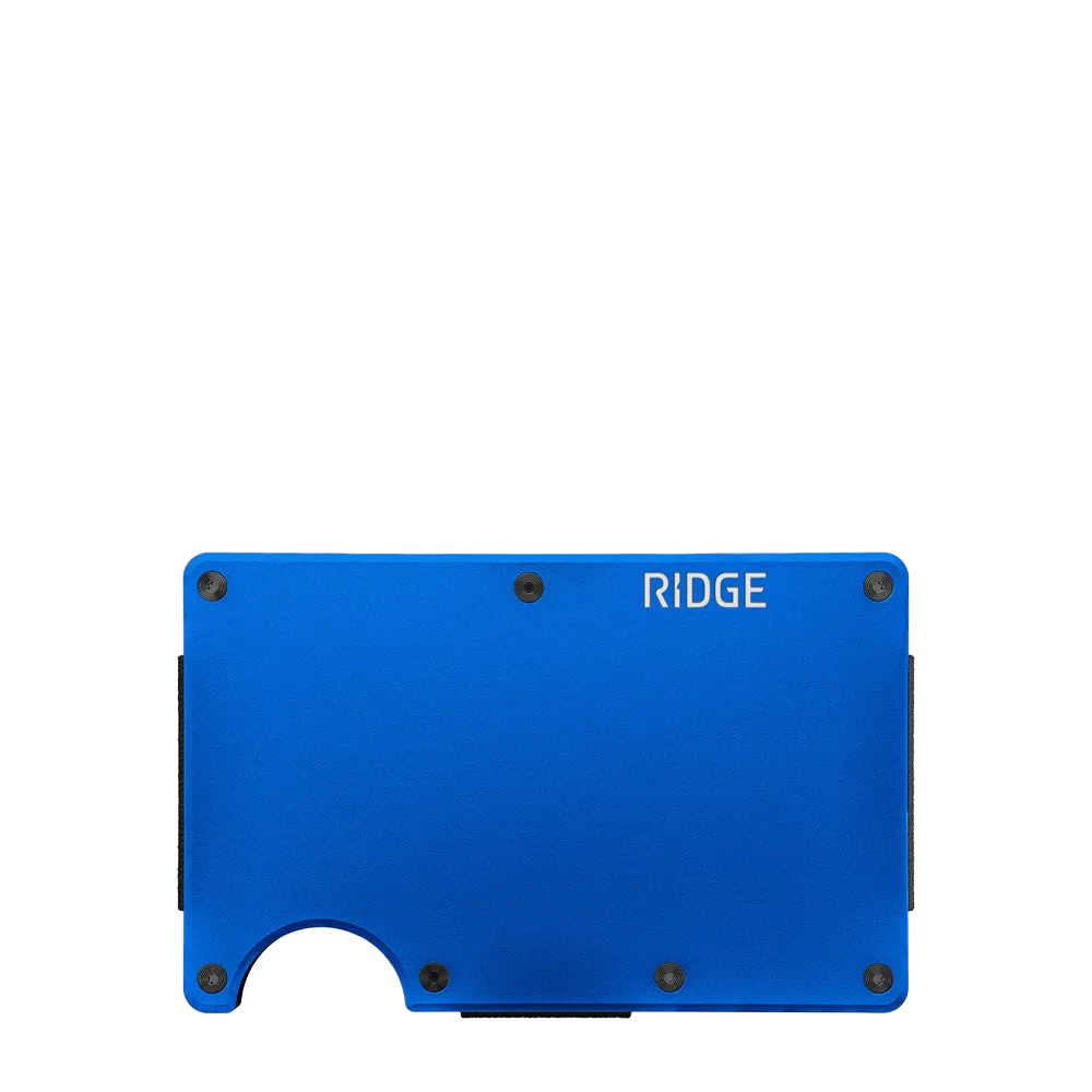 Ridge Wallet Aluminum w/ Money Clip & Cash Strap、mySite、noshort