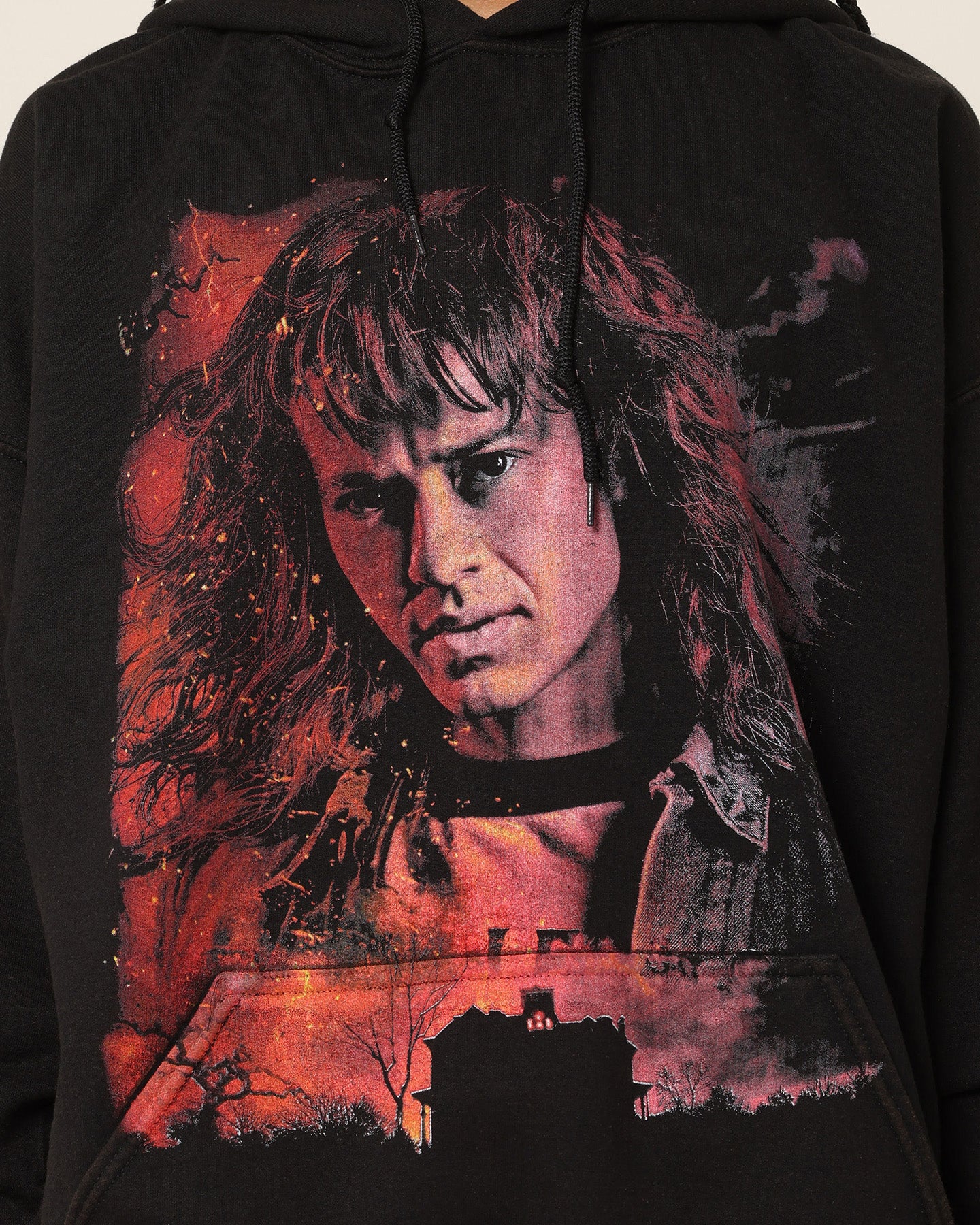 Goat Crew X Stranger Things Eddie Vintage Hoodie Black Wash、mySite、zt4zffjzw