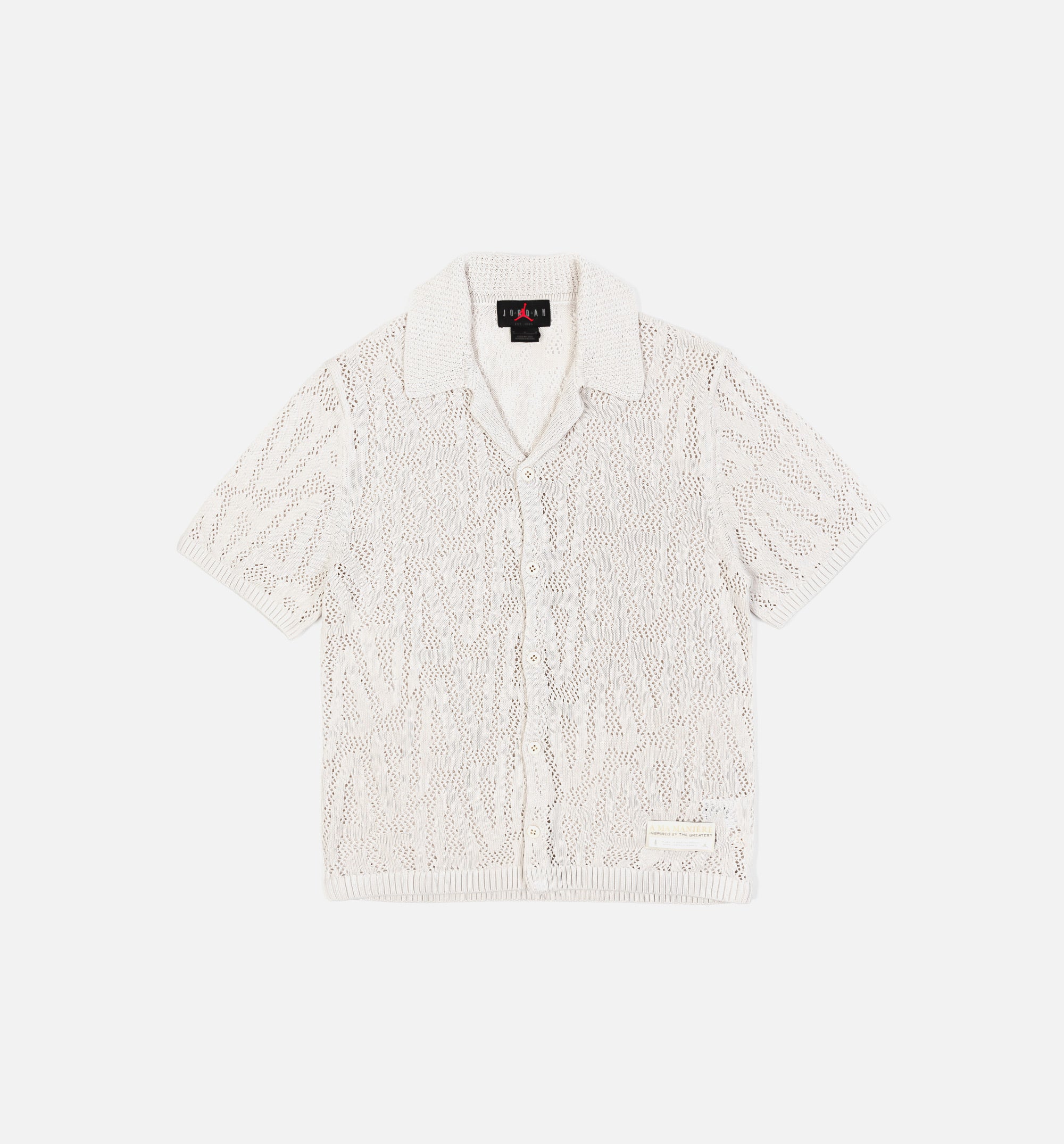 Air Jordan x A Ma Maniere Shooting Shirt Button Up Mens Shirt - White、mySite、dreamappss