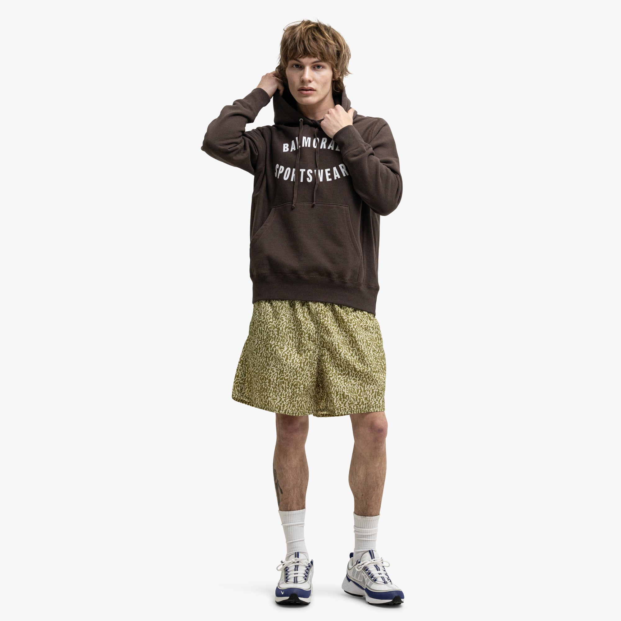  Balmoral Parkhaven Hoodie Chocolate / White、mySite、merchandisen