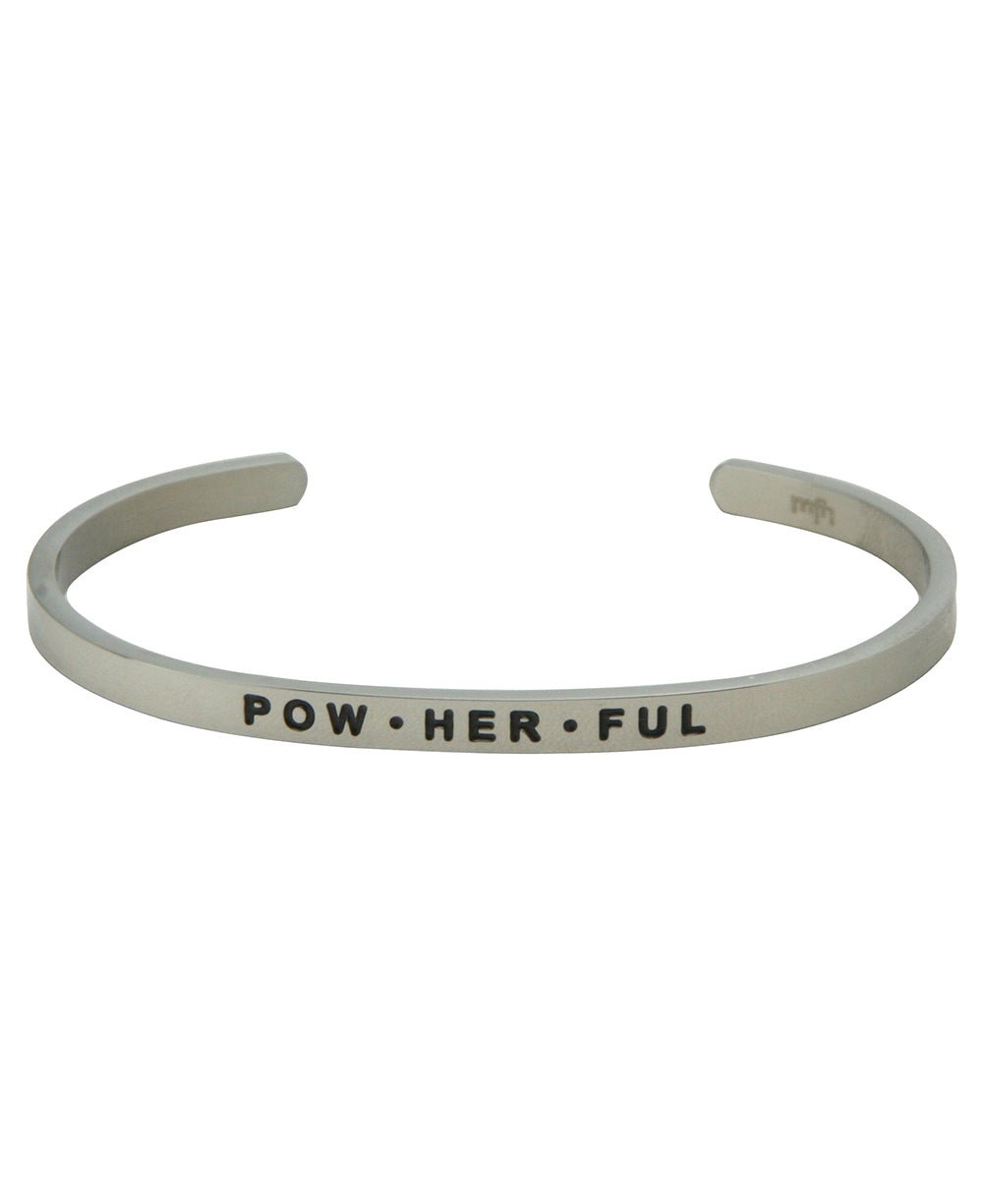 Women’s Empowerment Cuff Bracelet, Pow-her-ful、mySite、topwebapps