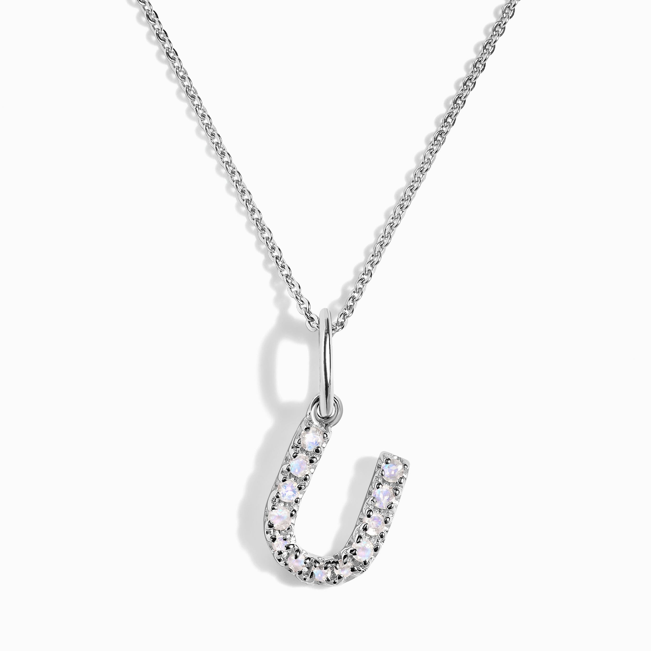 Moonstone Necklace - Alphabet、mySite、hinf8tx79