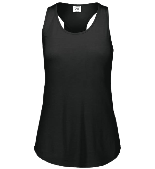 Augusta Women's Lux Tri-Blend Tank - Black Heather、mySite、noshort