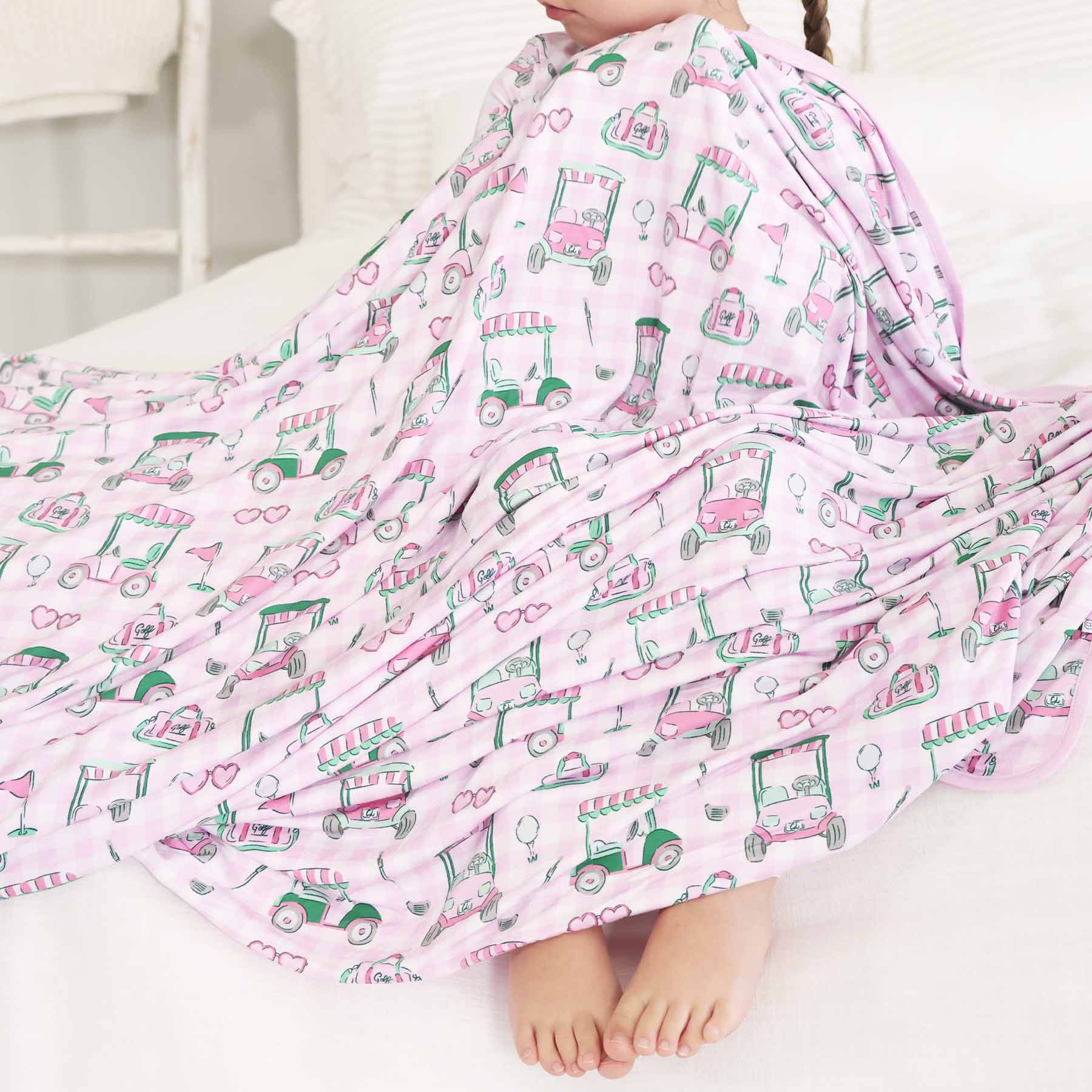  Birdie Babes Double Sided Bamboo Blanket | Pink、mySite、layawaytickets