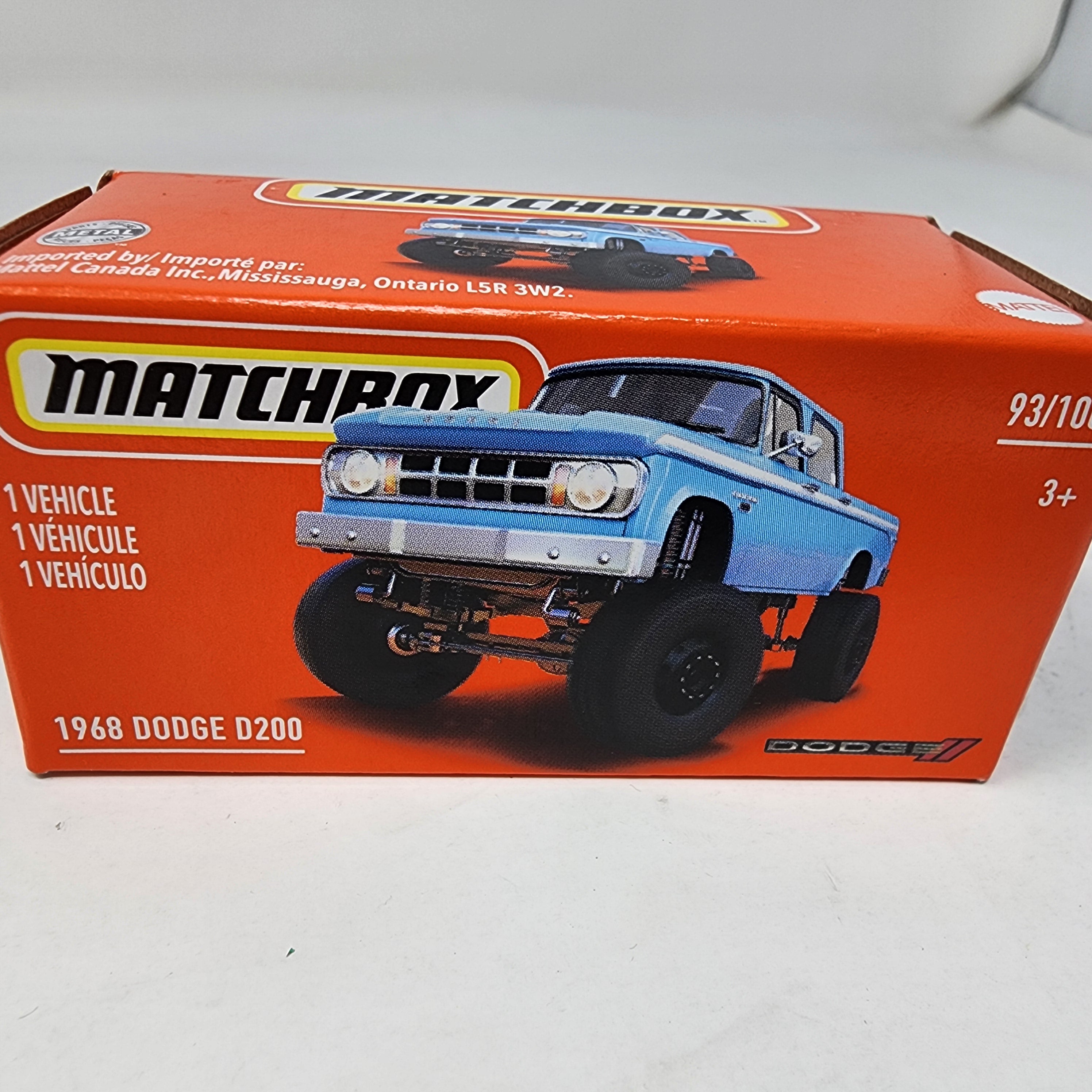 1968 Dodge D200 #93 * Matchbox Power Grabs、mySite、hgirdovlk