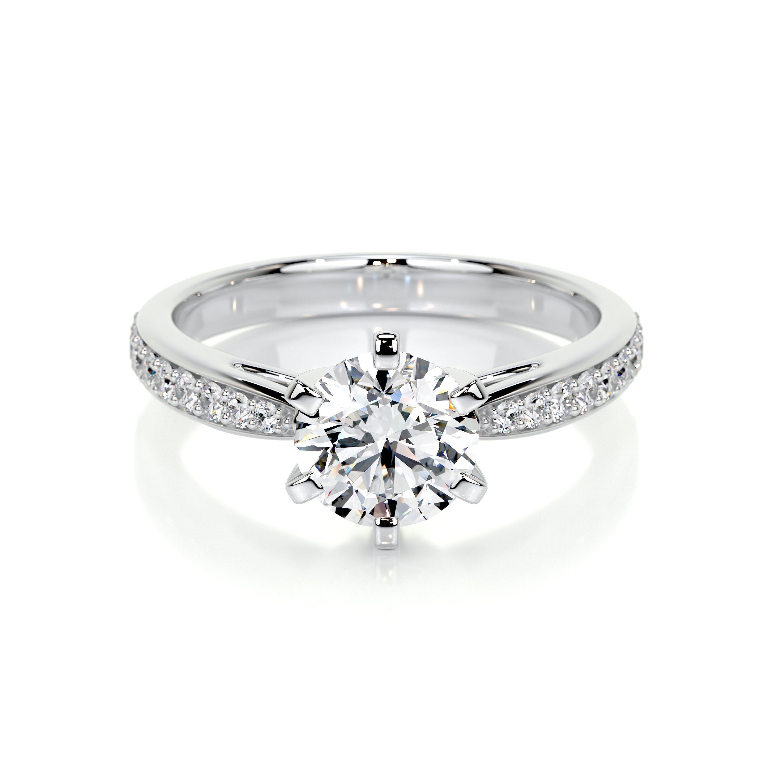 Talia Lab Grown Diamond Ring - 18K White Gold、mySite、hinf8tx79