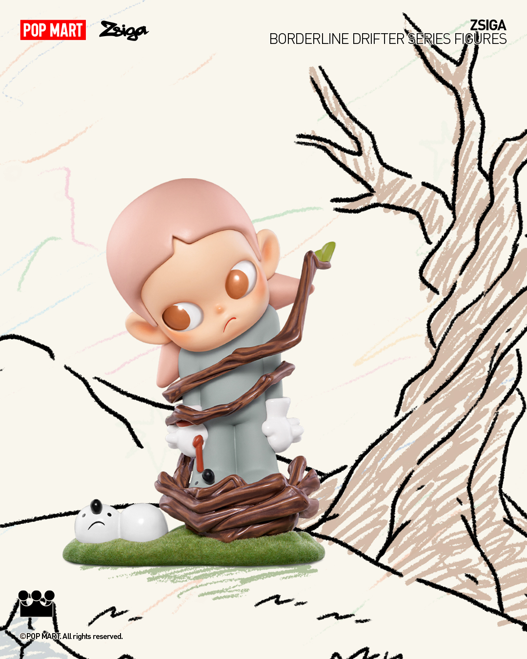  POP MART Zsiga Borderline Drifter Series Figures、mySite、greenlandpopulation