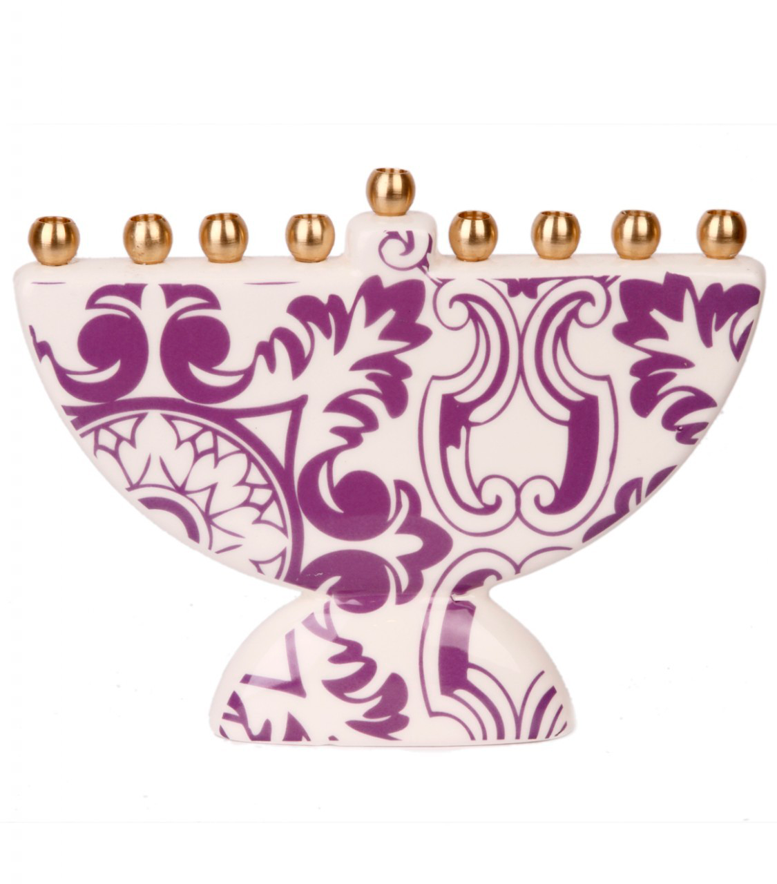 Damask Print Menorah by Barbara Shaw、mySite、topwebapps