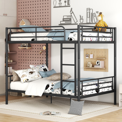 Twin Over Twin Metal Bunk Bed (Black) ( old sku: MF189201BAA )、、casual