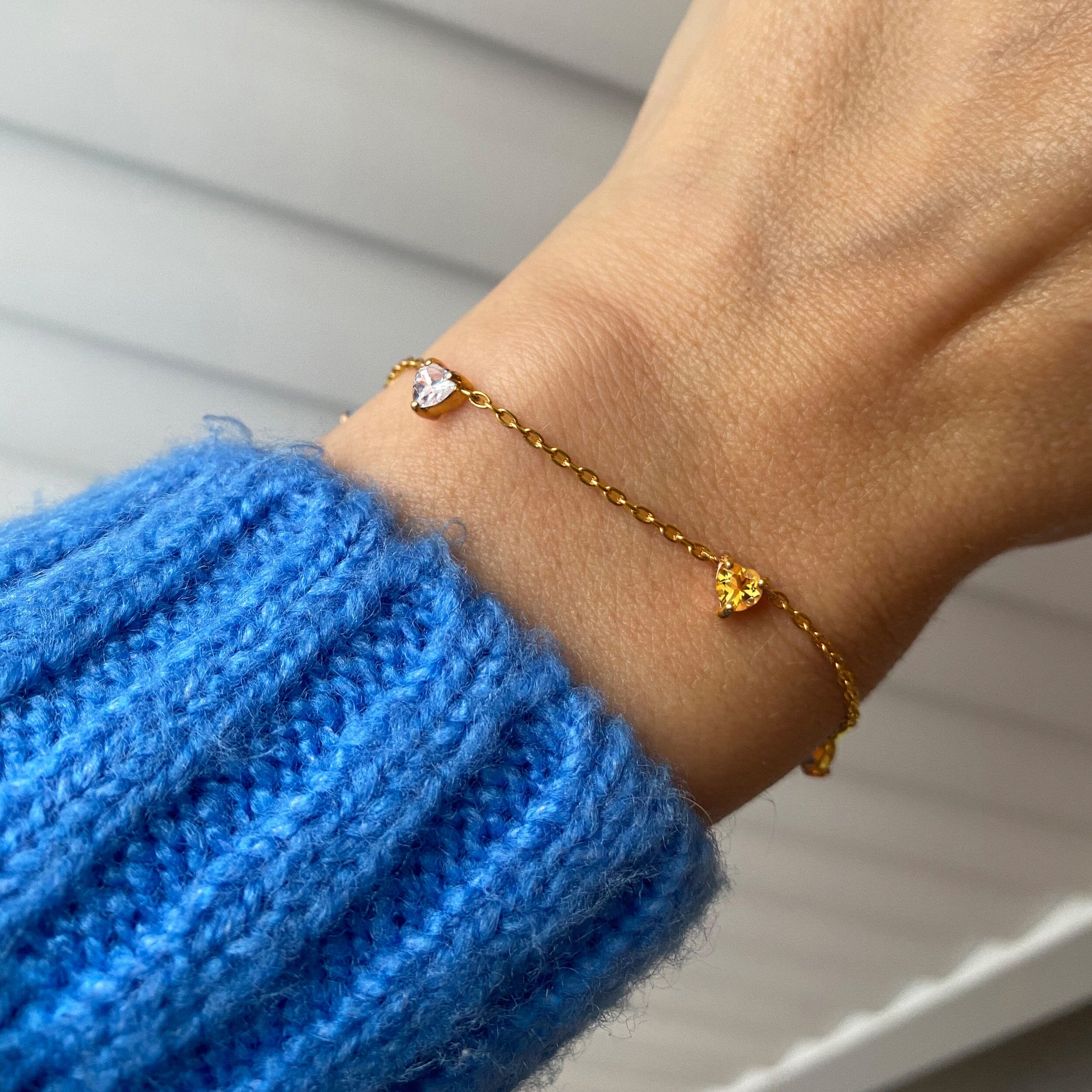 Citrine Never Without My Gem Bracelet - November Birthstone、mySite、hinf8tx79