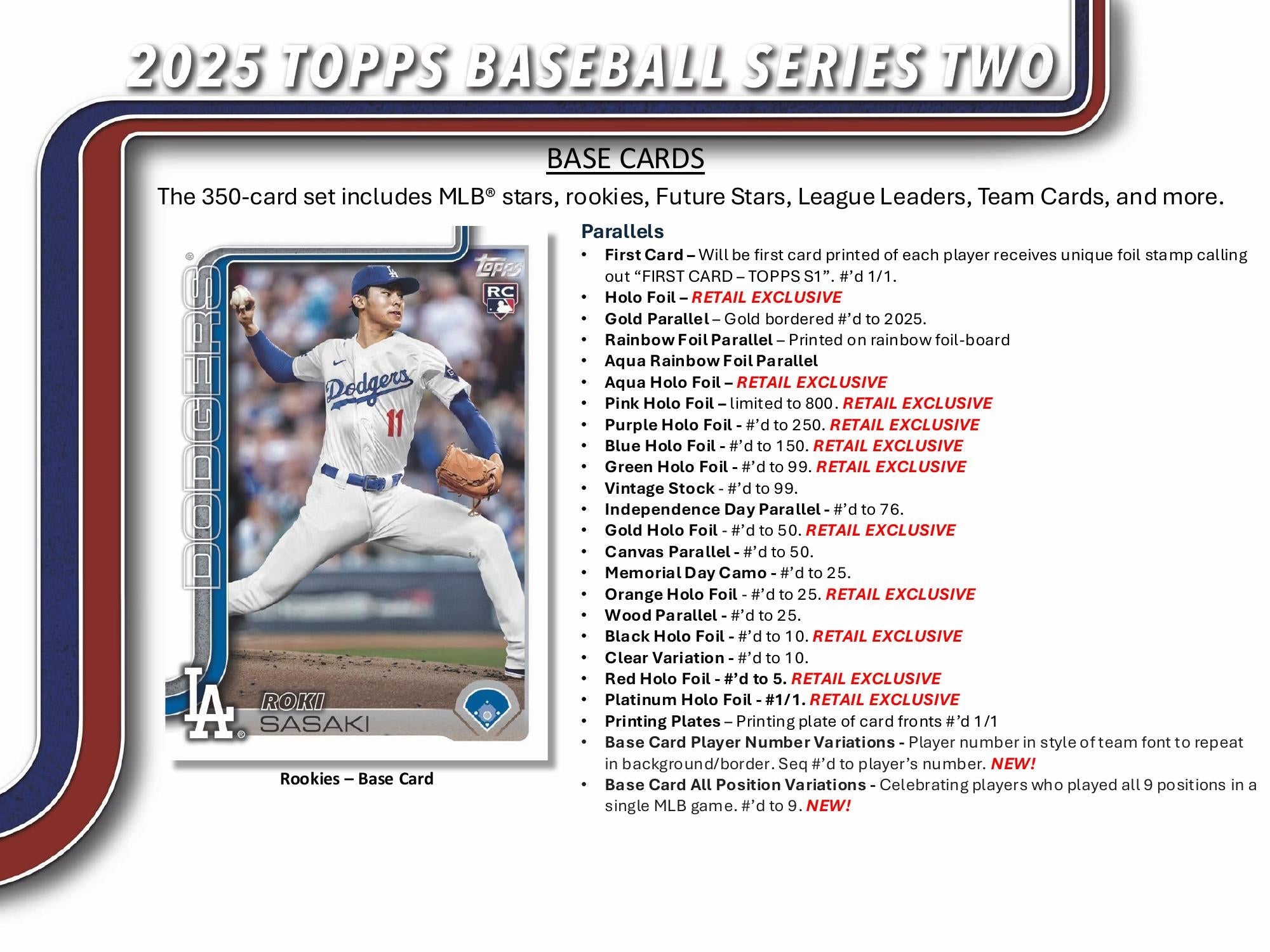 Topps MLB Baseball Series 2 2025 - Mega Box、mySite、waistdrama
