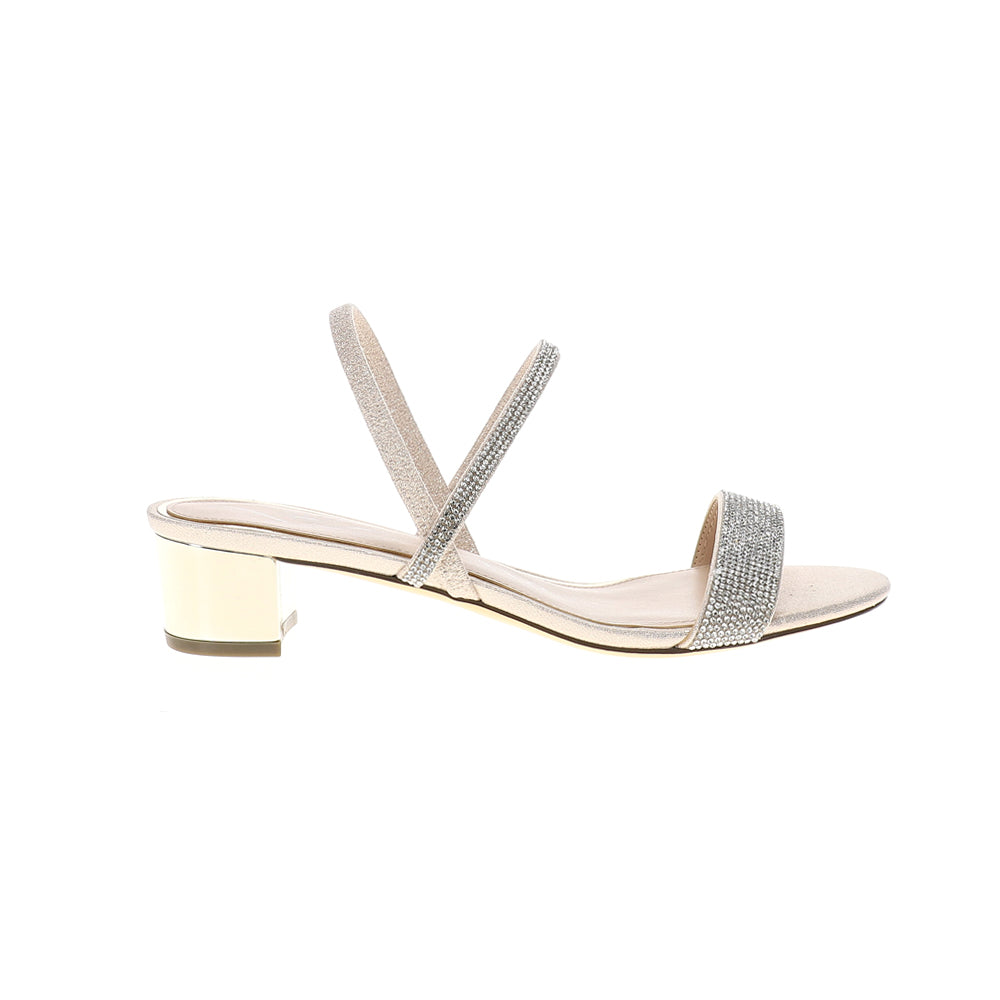 Gwenda Rhinestone Metallic Block Heel Sandals、mySite、gtrtttuynbv