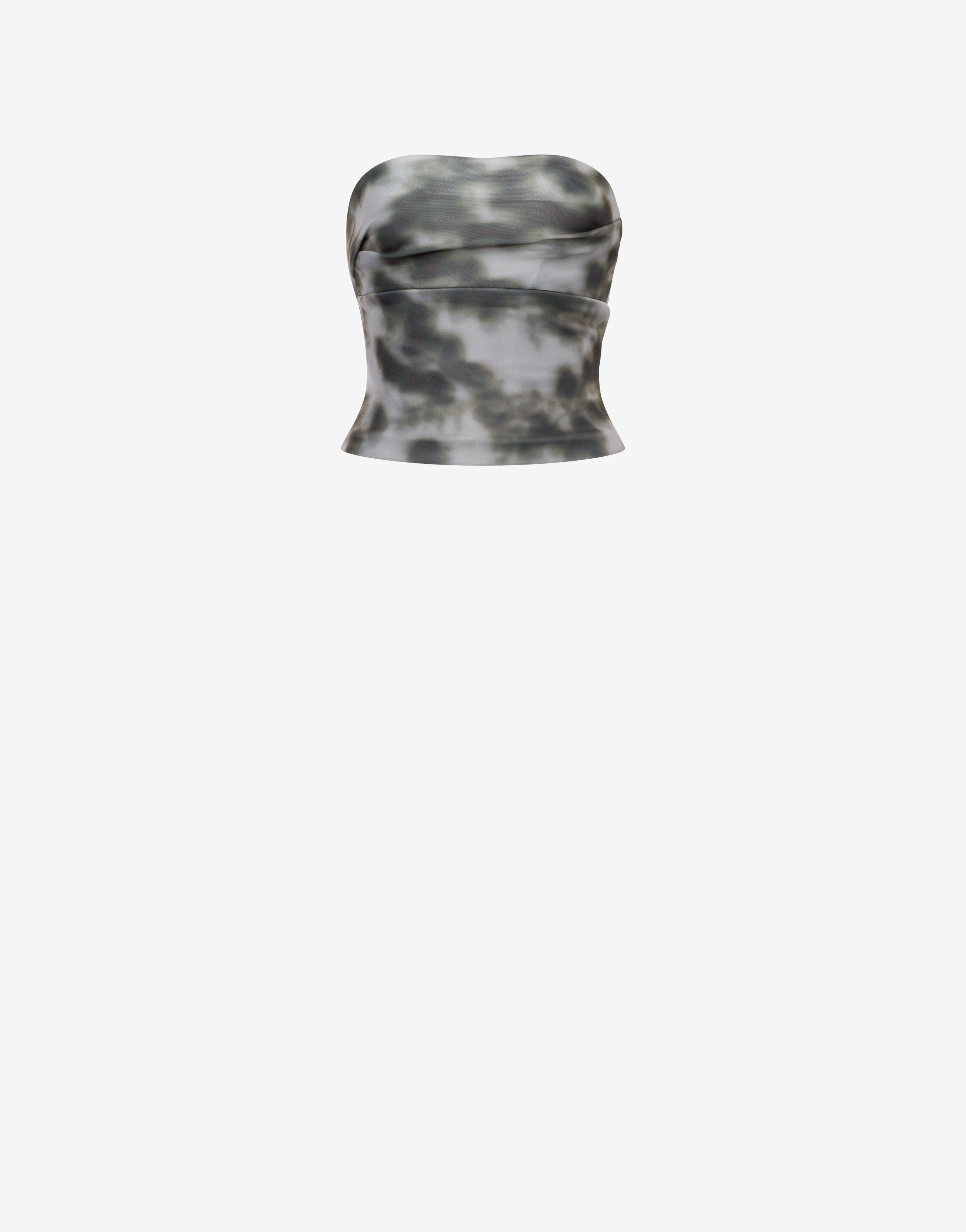 Top bustier in scuba light stampato、mySite、aoinhome