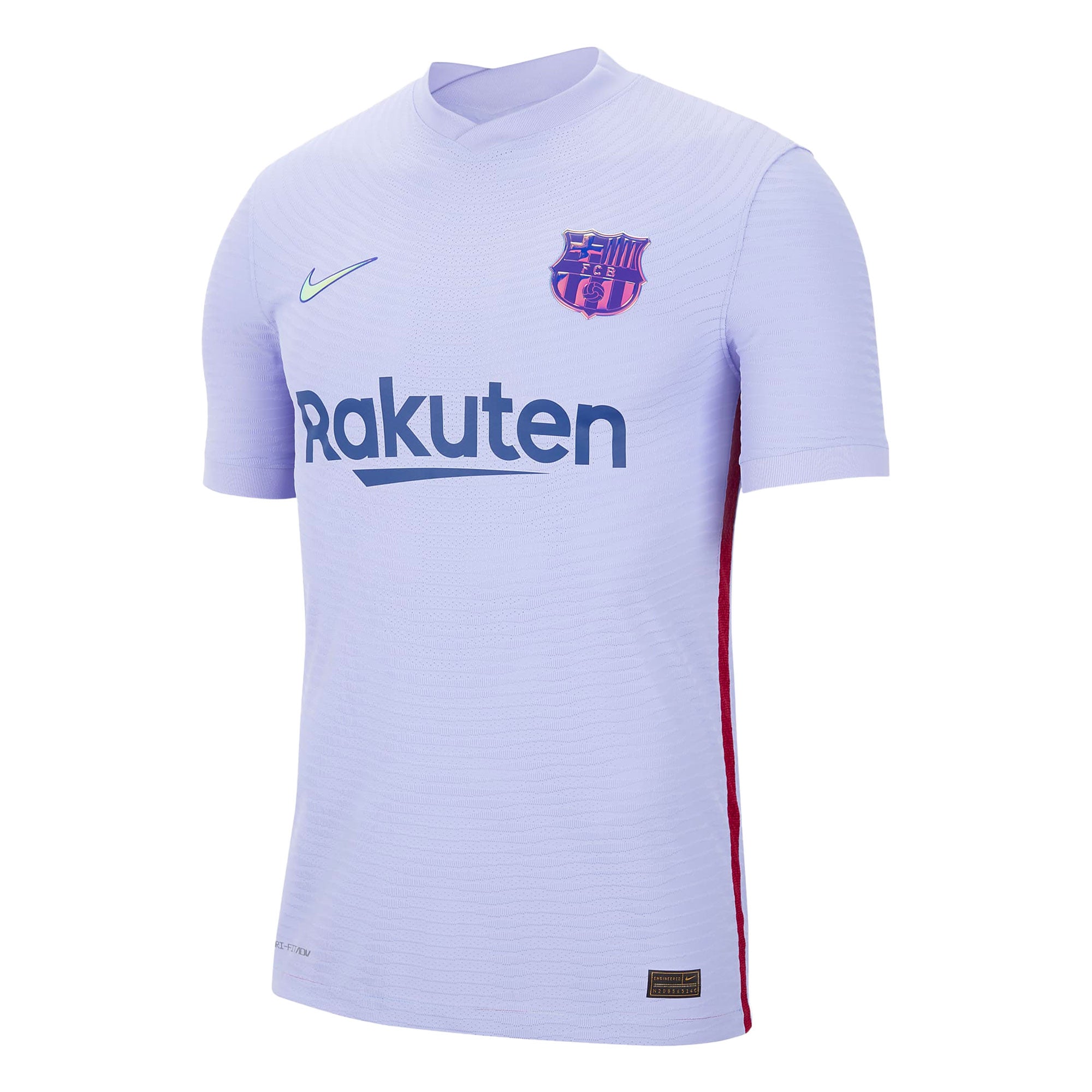 Nike Men's FC Barcelona 2021/22 Dri-FIT ADV Away Match Jersey Purple Pulse、mySite、noshort