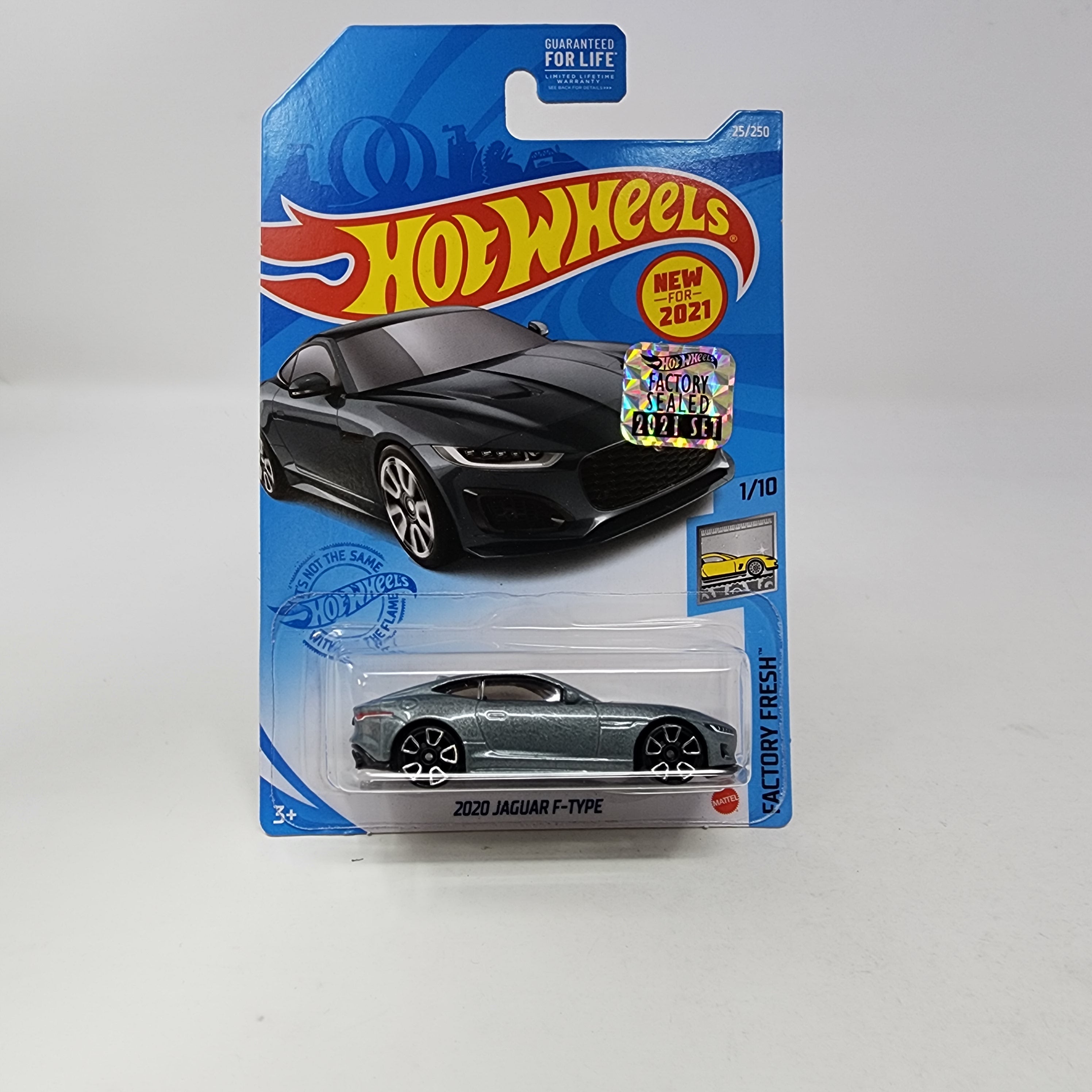 2020 Jaguar F-Type #25 * Grey * Hot Wheels 2021 w/ Factory Holo、mySite、hgirdovlk