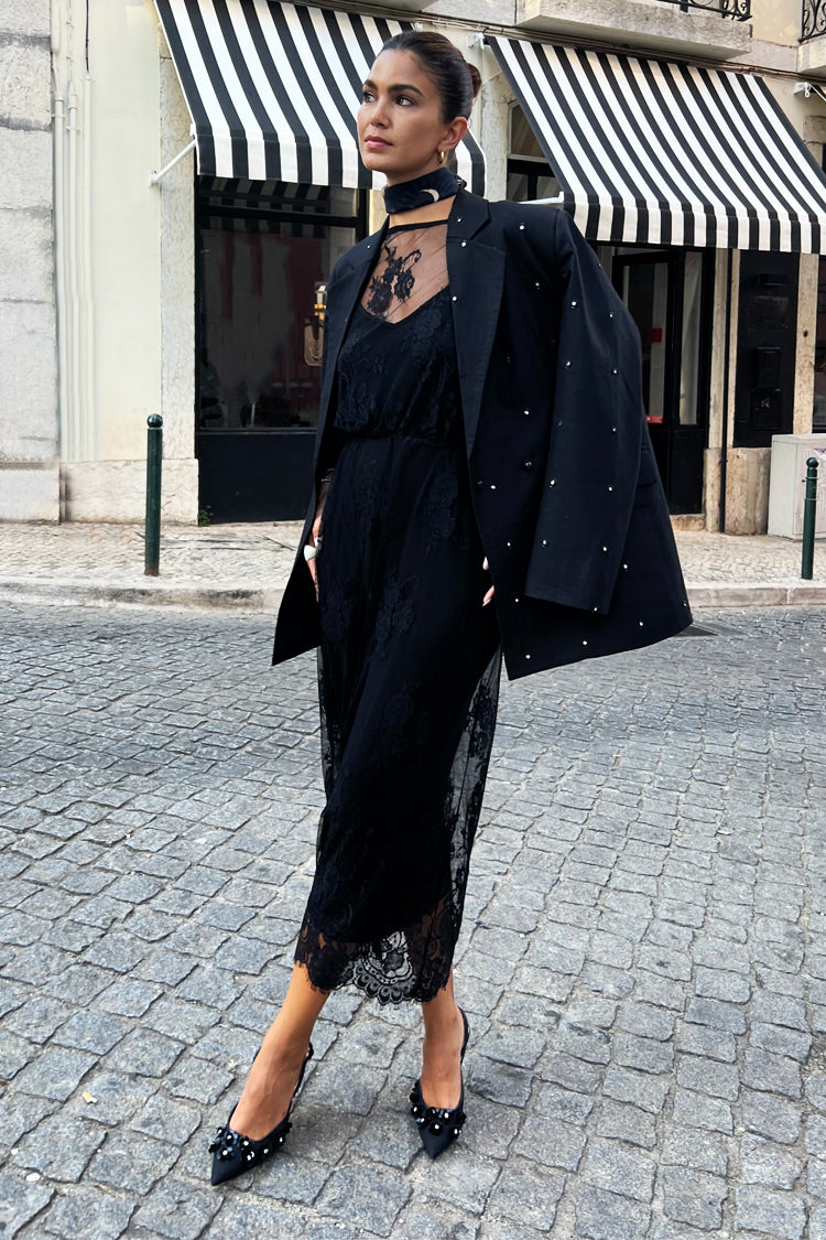 Black Bead Bimba Slingback Shoes、mySite、solidvoid