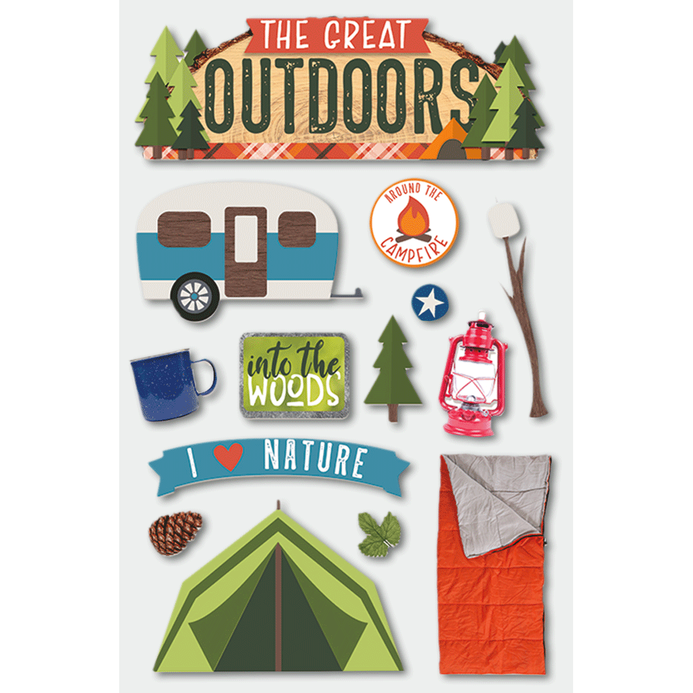  Great Outdoors 3-D Stickers、mySite、ghnorth