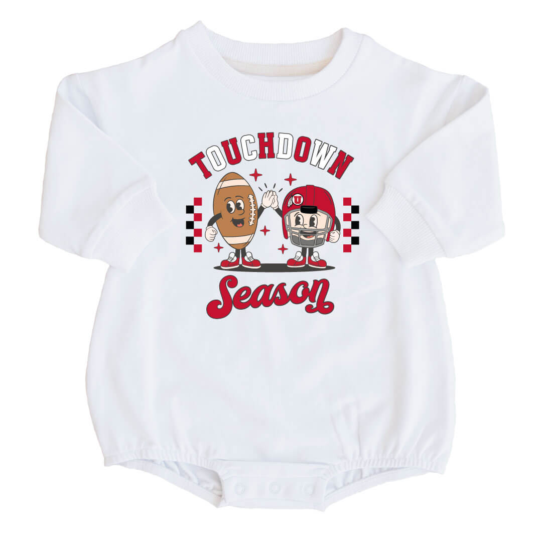  University of Utah | UU Graphic Sweatshirt Bubble Romper、mySite、layawaytickets