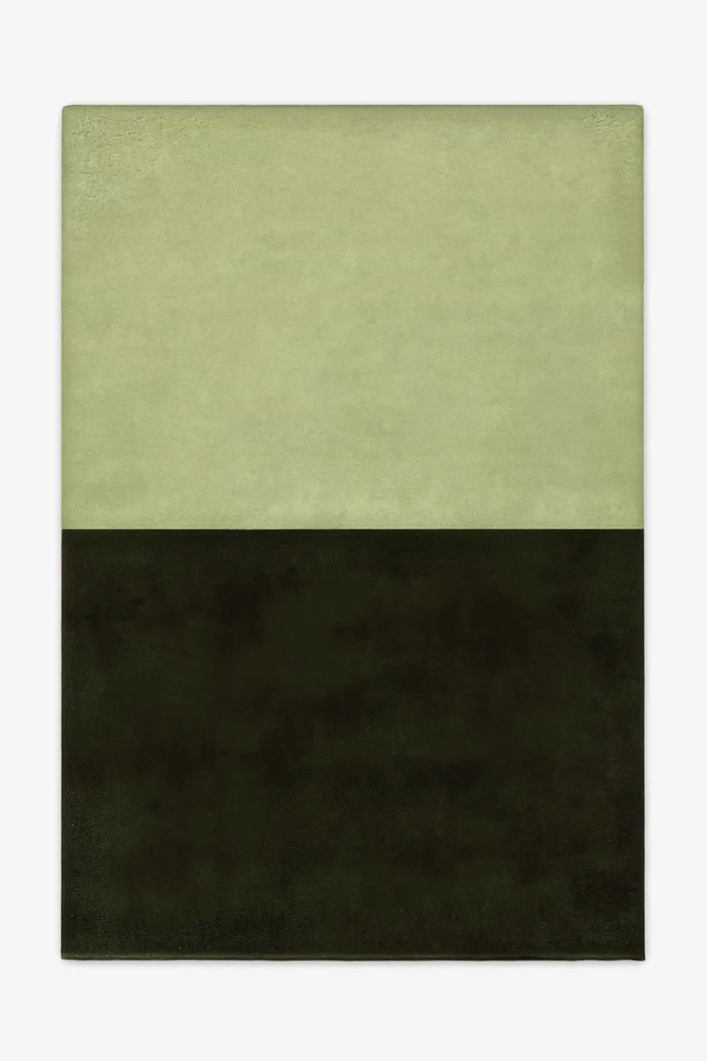 Olive Green Color Block Hand Tufted Wool Rug、mySite、gigharbornorthrealestate