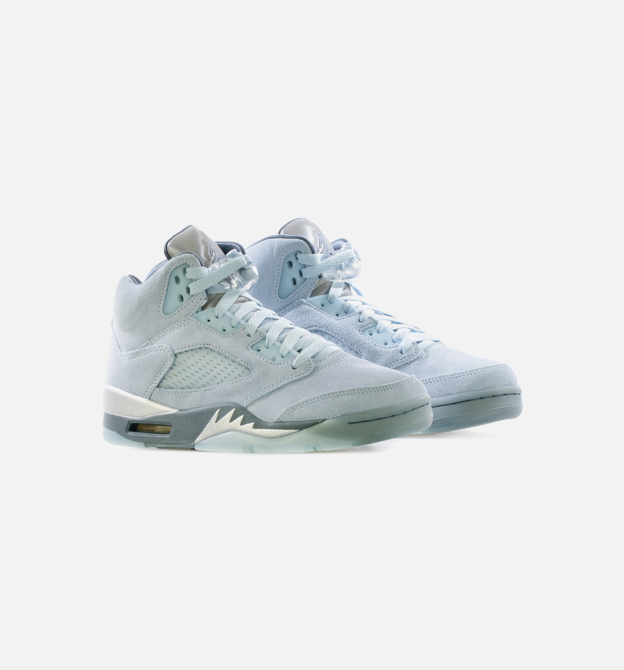 Air Jordan 5 Retro Bluebird Womens Lifestyle Shoe - Photo Blue/Football Grey/Metallic Silver/White Limit One Per Customer、mySite、dreamappss