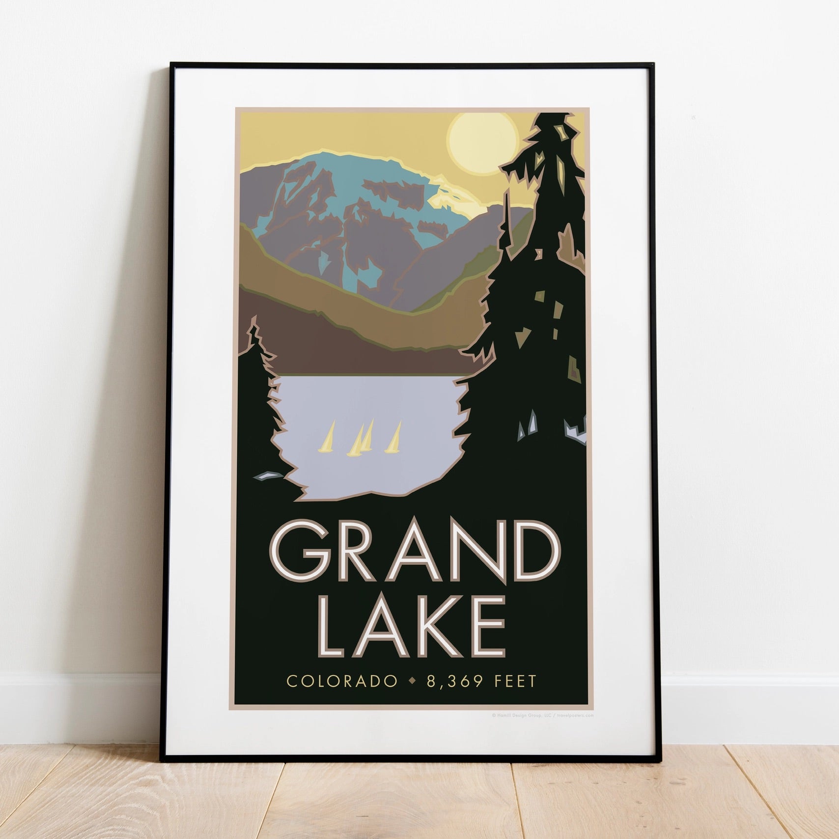 Grand Lake, Colorado - Poster、mySite、g9winljtr