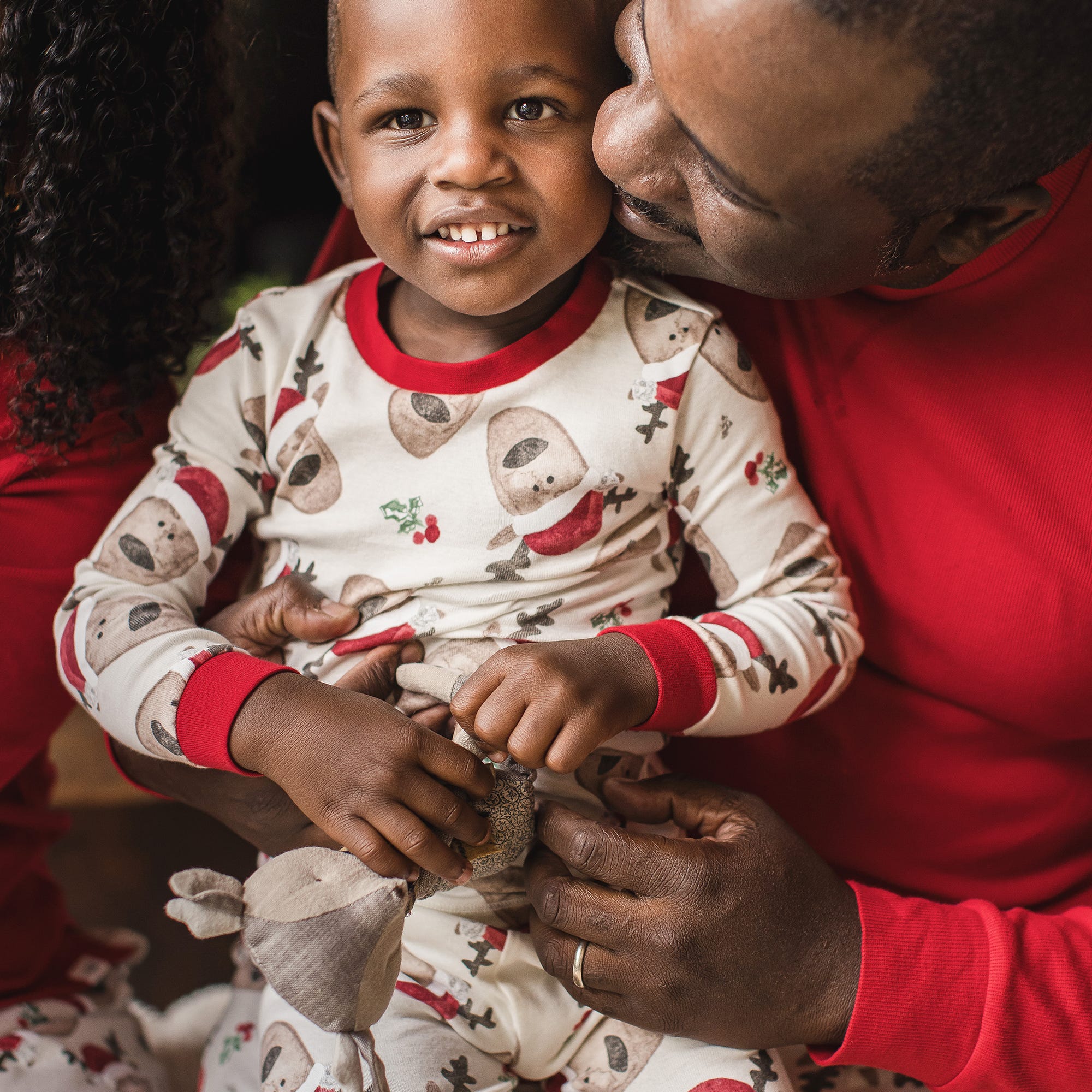 Guide My Sleigh Matching Organic Cotton Women's Pajamas、mySite、g9winljtr