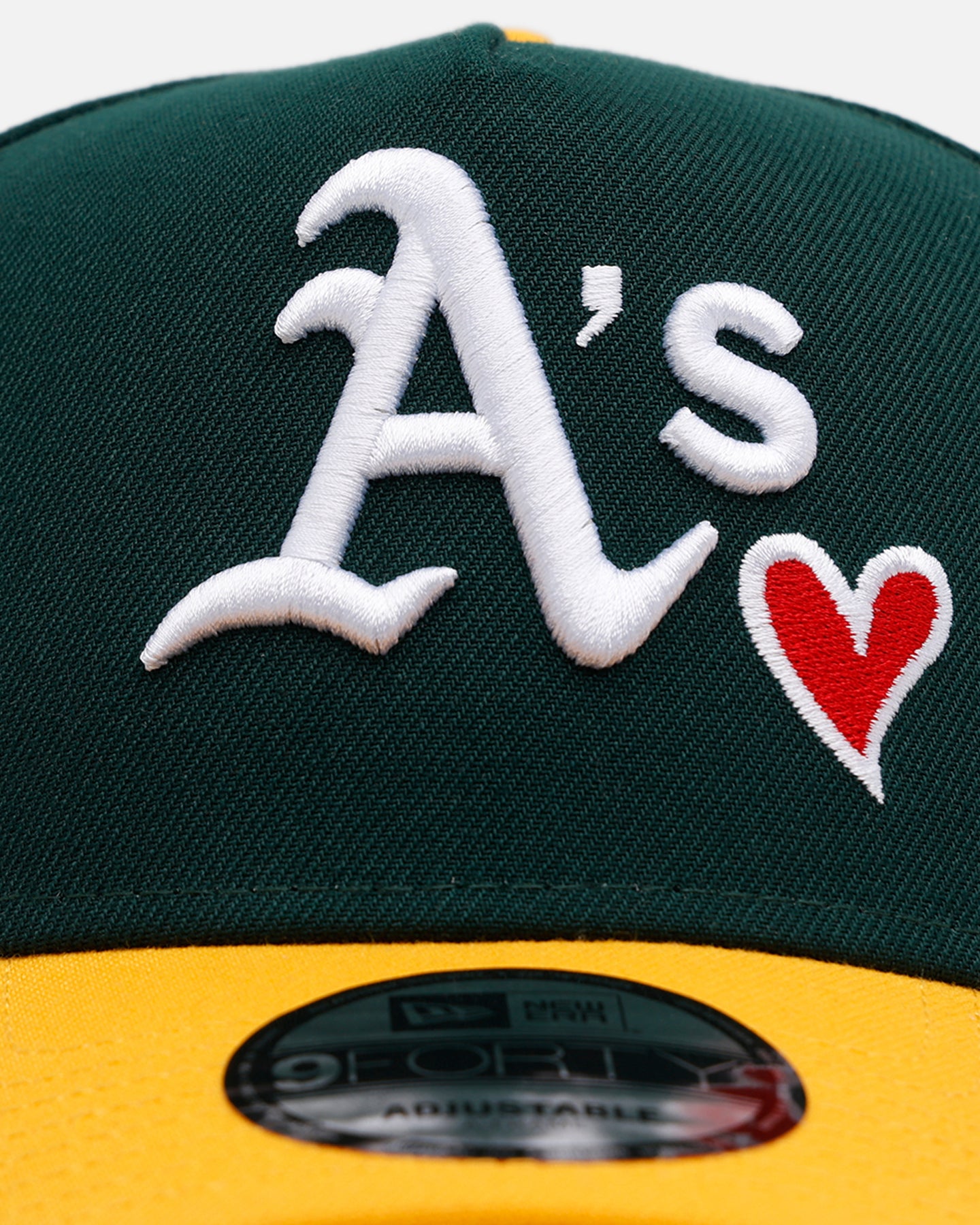 New Era Oakland Athletics 'Team Color Hearts' 9FORTY A-Frame Snapback Official Team Color、mySite、zt4zffjzw