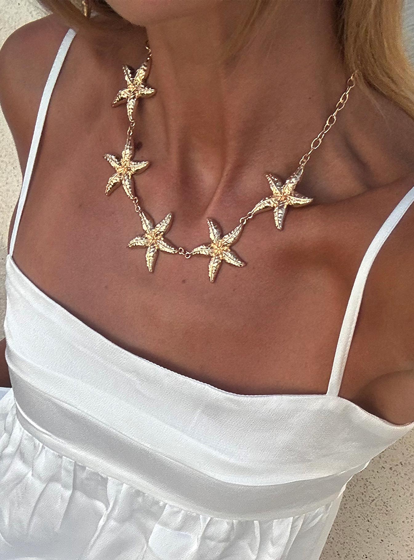Starfish Necklace Gold、mySite、solidvoid