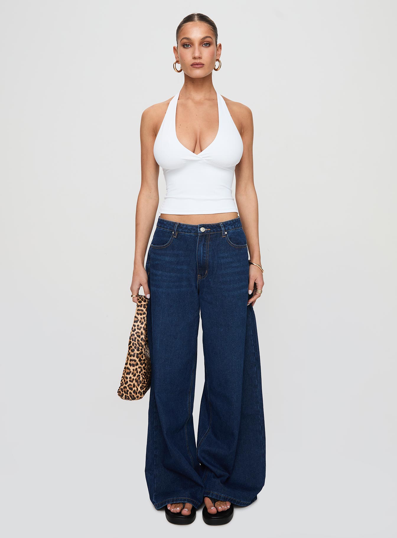 Whimsy Halter Top White、mySite、solidvoid