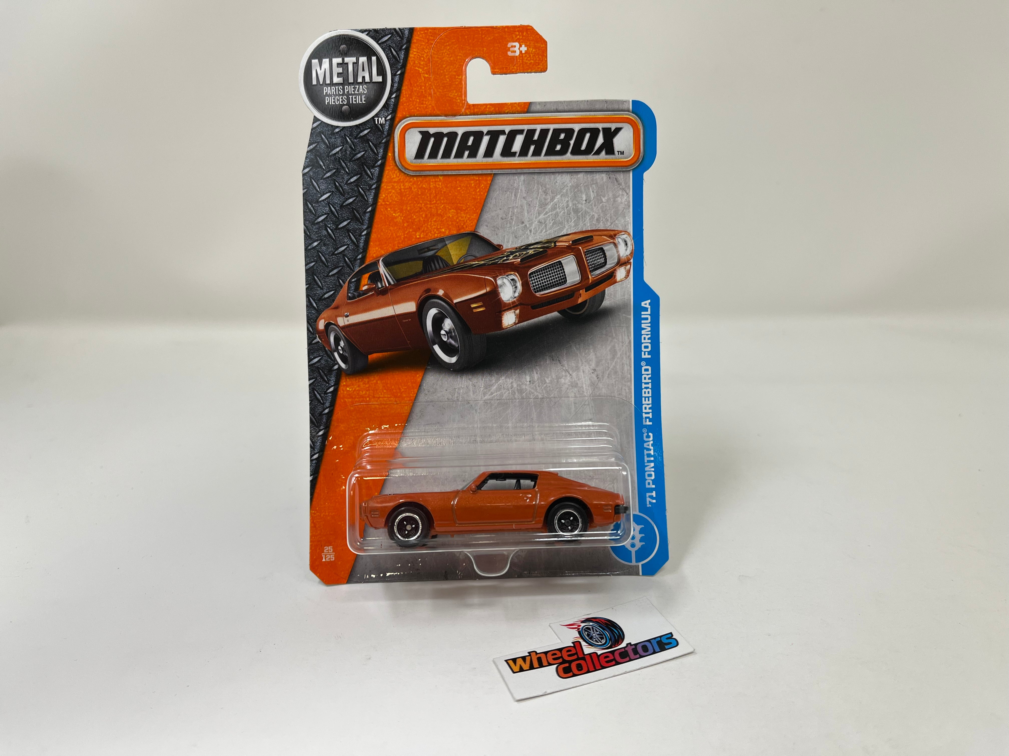 '71 Pontiac Firebird Formula #25 * Orange * Matchbox Basic Series、mySite、hgirdovlk