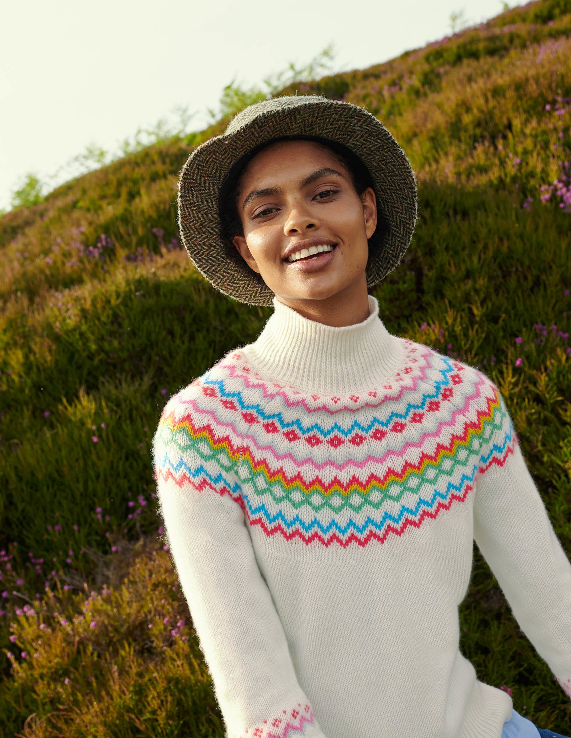  Anna Cashmere Jumper-Ivory Fair Isle、mySite、ashleygrahame