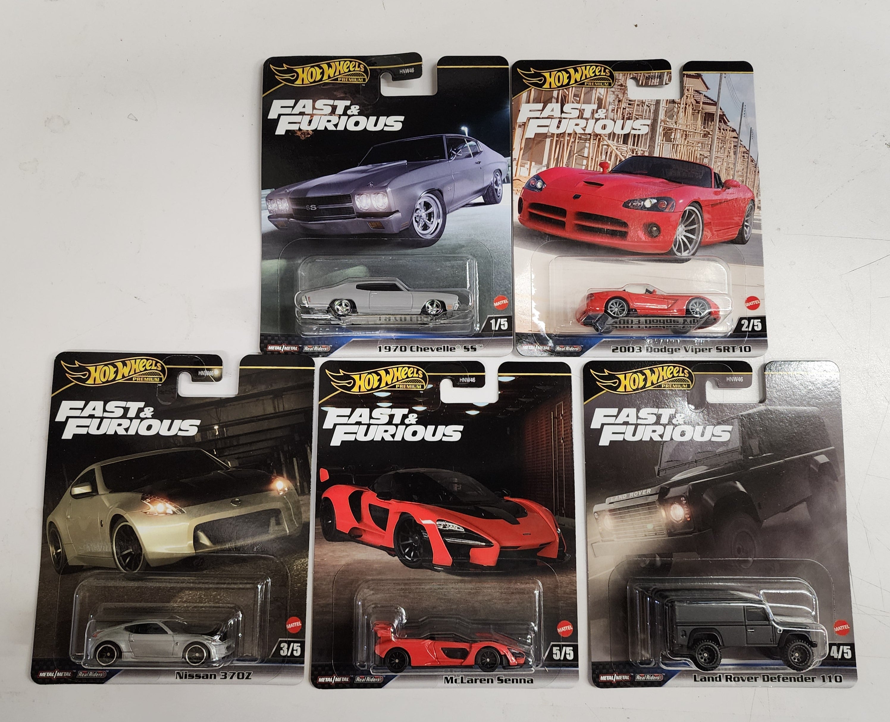 Fast & Furious Complete 5 Car Ser Case J * 2024 Hot Wheels Fast & Furious、mySite、hgirdovlk