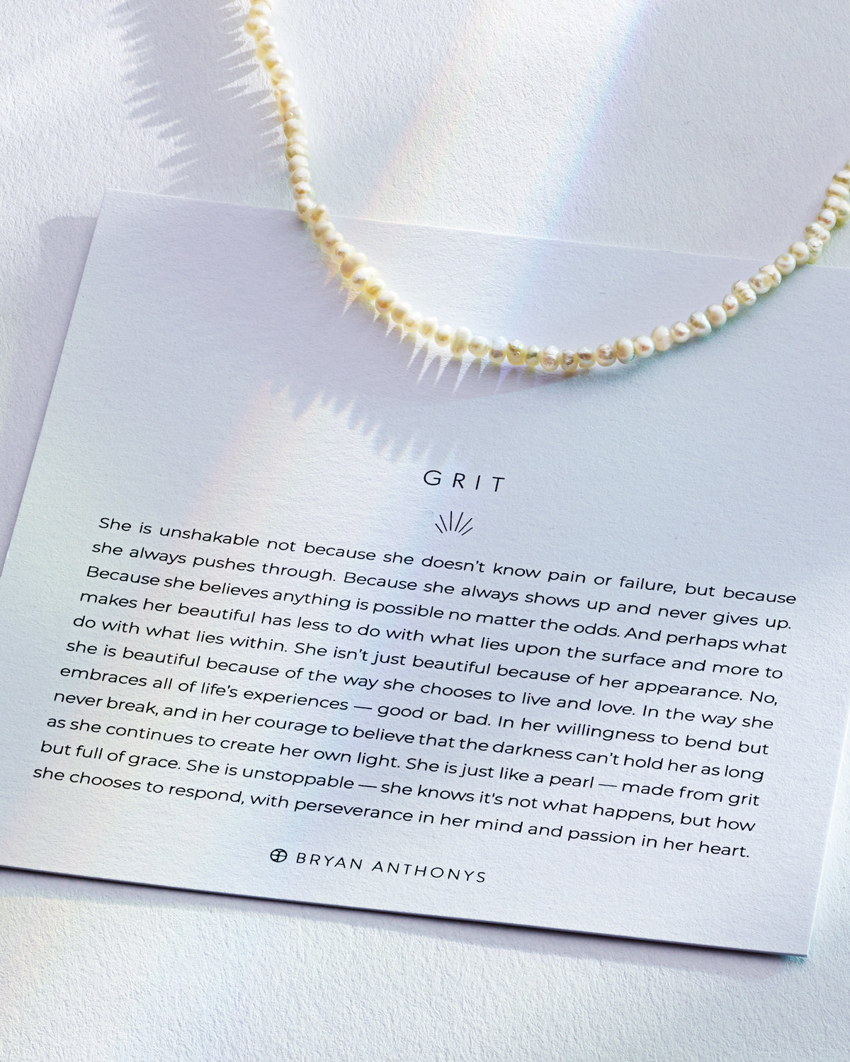 Grit Seed Pearl Necklace、mySite、hinf8tx79