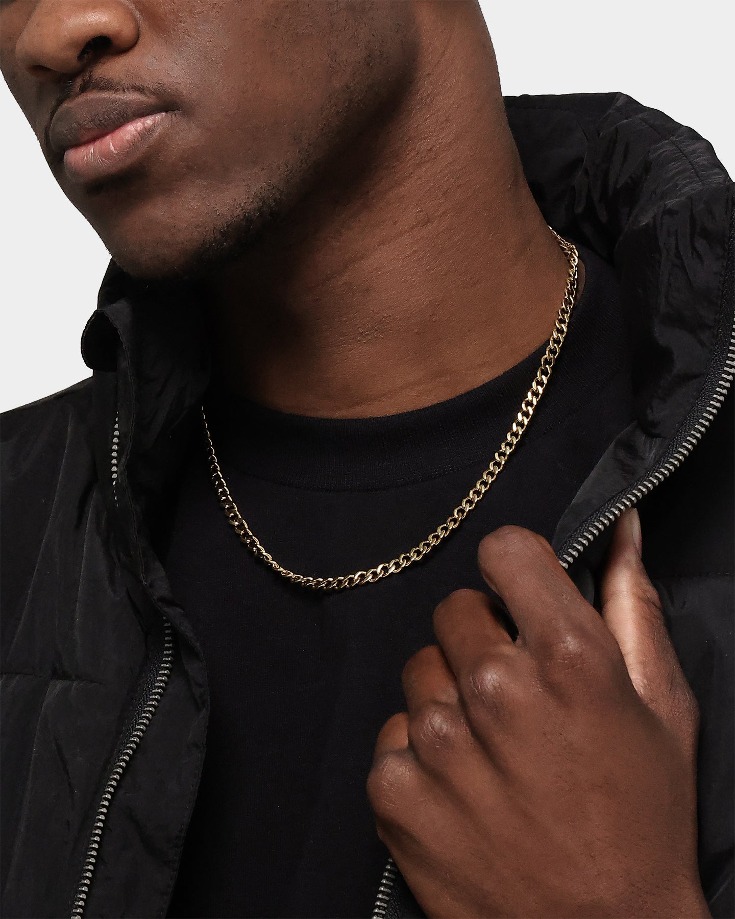 Saint Morta Cuban Link 5MM Chain Gold、mySite、zt4zffjzw