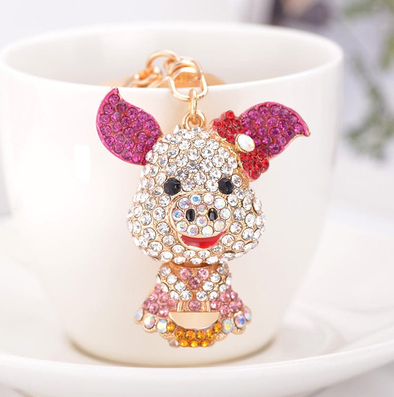 Little Miss Piggy Keychains with BLING*、mySite、g9winljtr