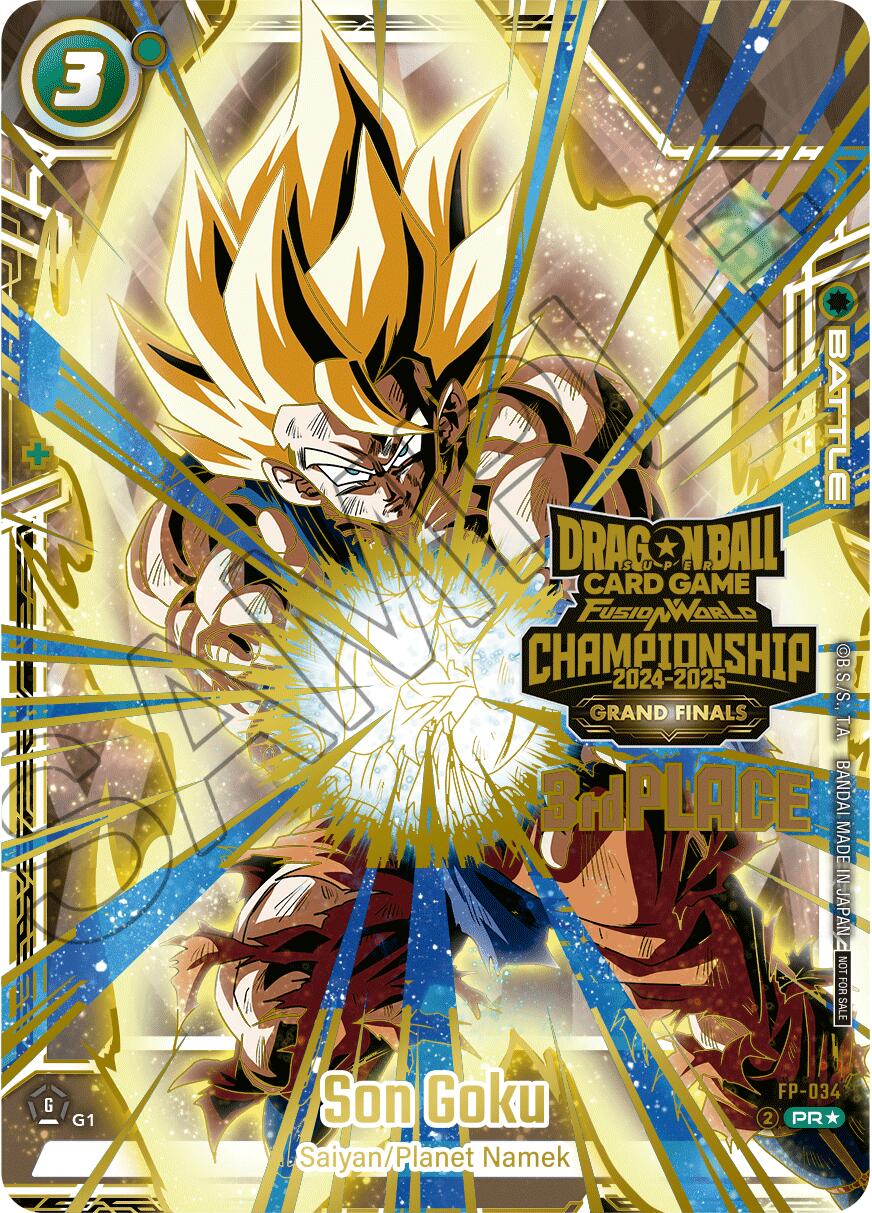 Son Goku (FP-034) (3rd Place) Tournament and Championship Promos、mySite、waistdrama