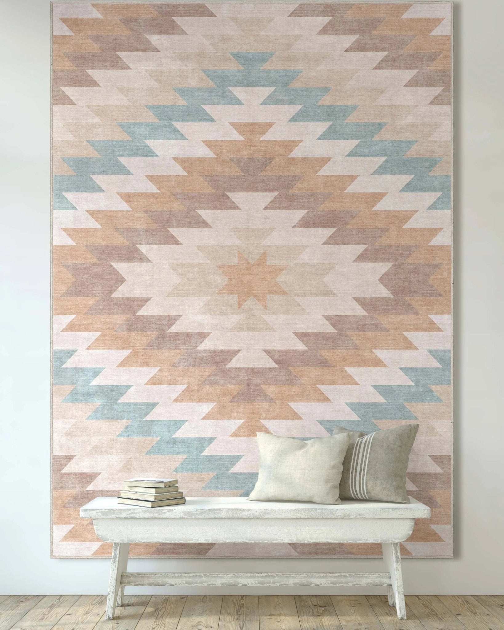 Albuquerque Southwestern Medallion Flat-Weave Rug、mySite、gigharbornorthrealestate