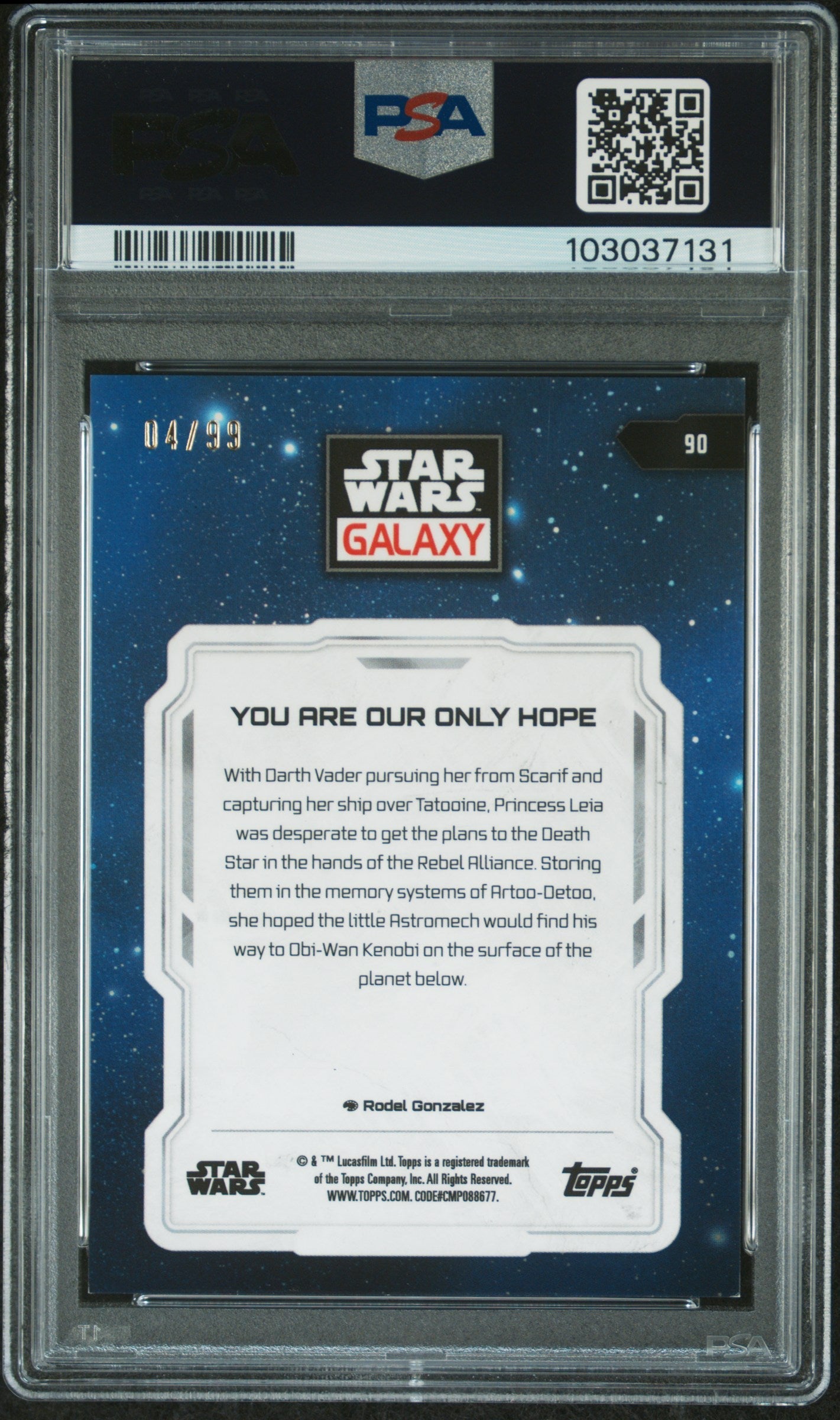 You Are Our Only Hope #90 Wave 04/99 PSA 7 Topps Chrome Star Wars Galaxy 2024、mySite、waistdrama