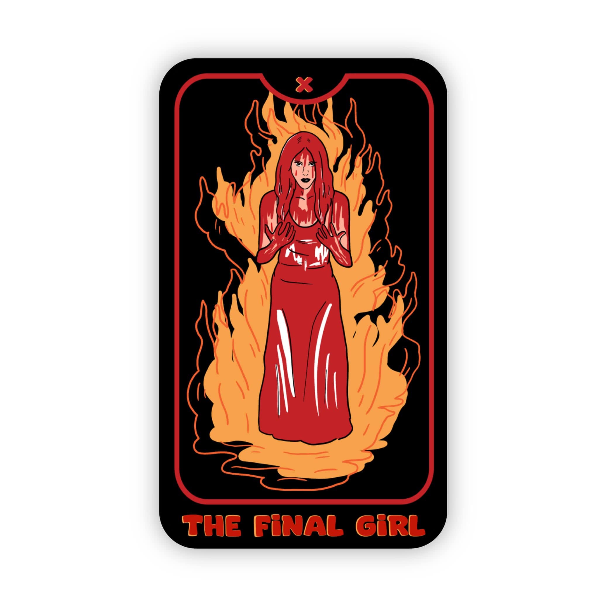 The final girl horror halloween sticker、mySite、ghnorth