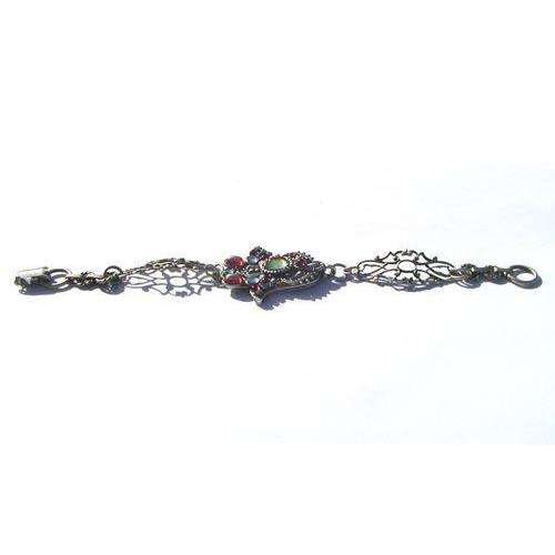 Michal Golan Bold Hamsa Bracelet With Garnet、mySite、topwebapps