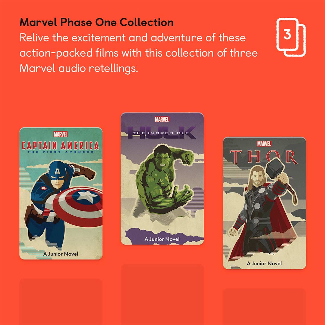  Yoto Card Multipack - Marvel Audio Collection: Phase 1、mySite、merchandisen