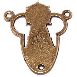 Miraculous medal center - O.L. Grace - Bronze (2.3 cm-0.9)、mySite、topwebapps