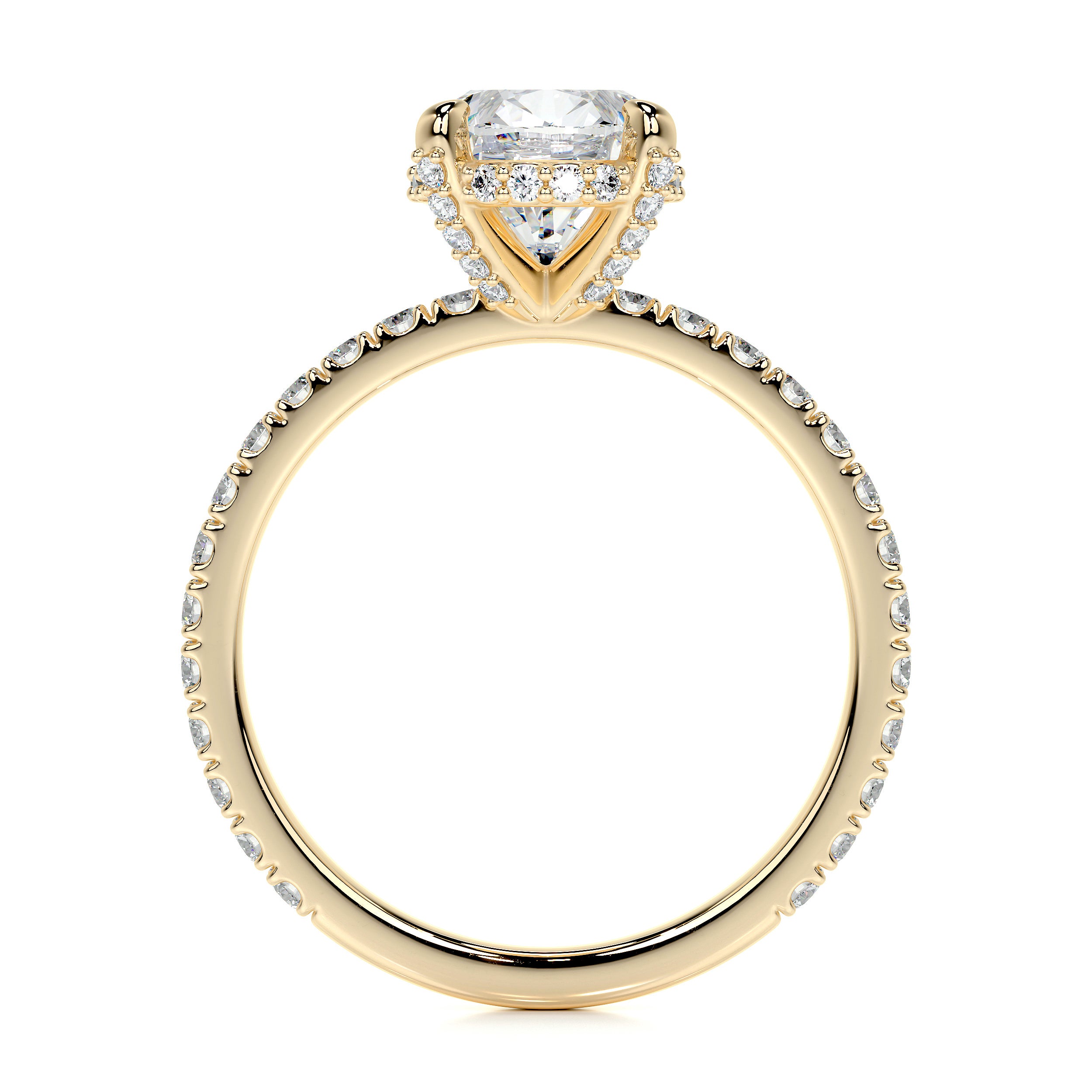 Alicia Lab Grown Diamond Ring -18K Yellow Gold、mySite、hinf8tx79