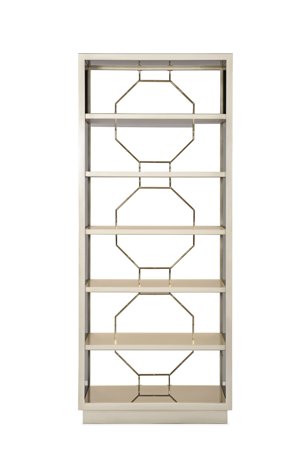Taupe Metallic Modern Shelf | Caracole Going Up、mySite、neckold