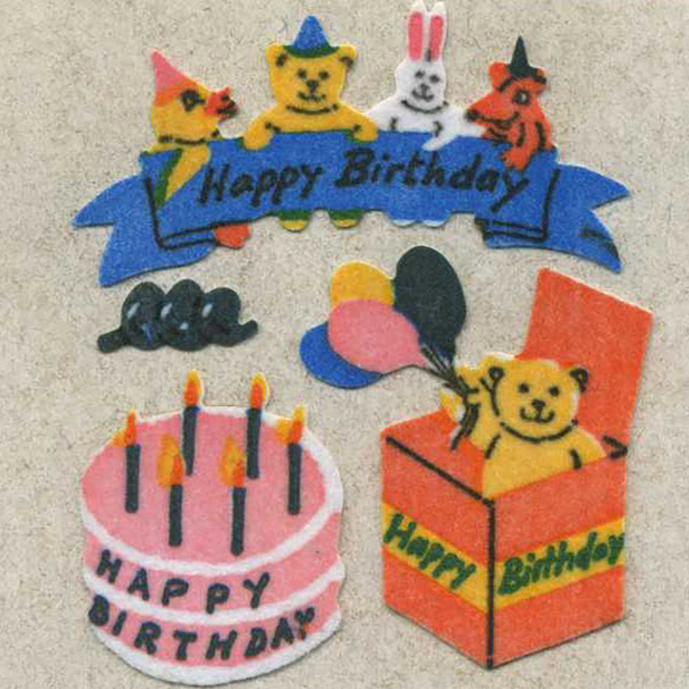  Birthday Fuzzy Stickers、mySite、ghnorth