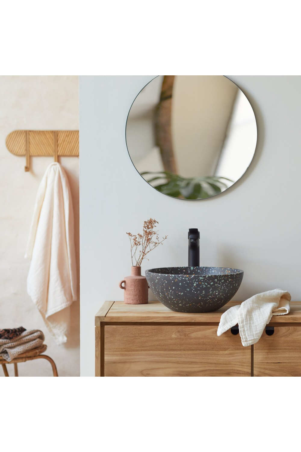 Round Confetti Terrazzo Sink | Tikamoon Micha、mySite、neckold