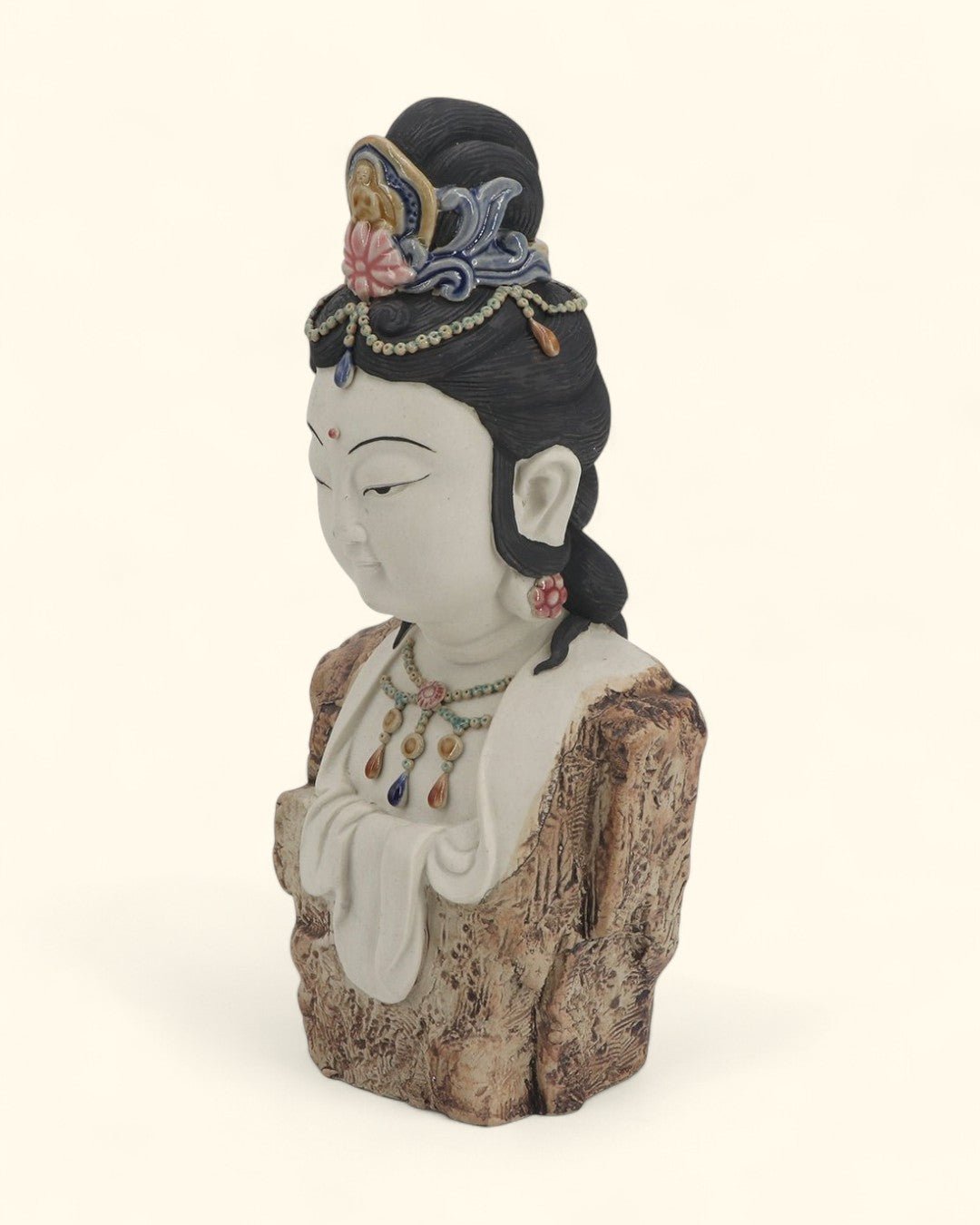 Hand-Painted Bejeweled Premium Kuan Yin Statue、mySite、topwebapps