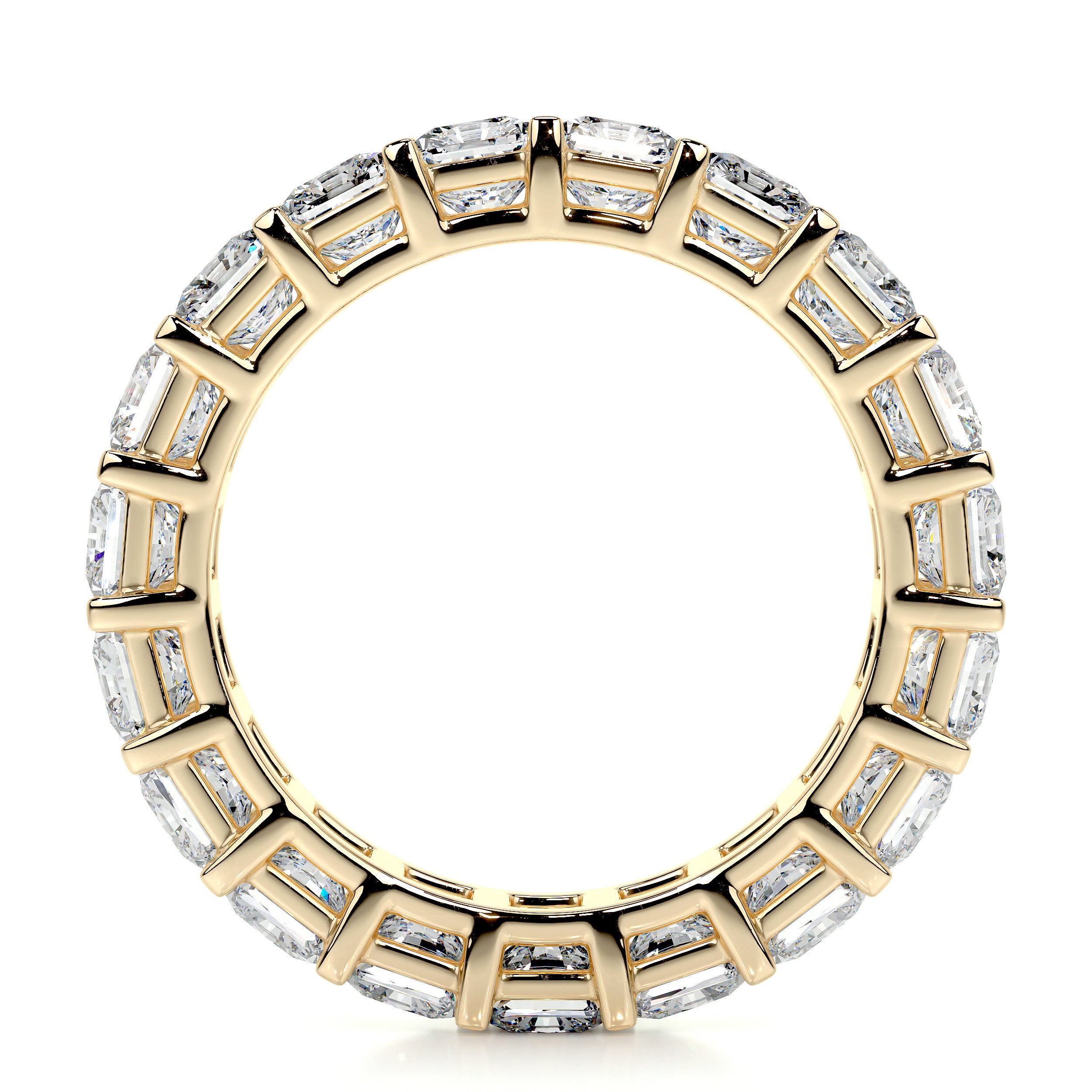 Andi Lab Grown Eternity Wedding Ring - 18K Yellow Gold、mySite、hinf8tx79
